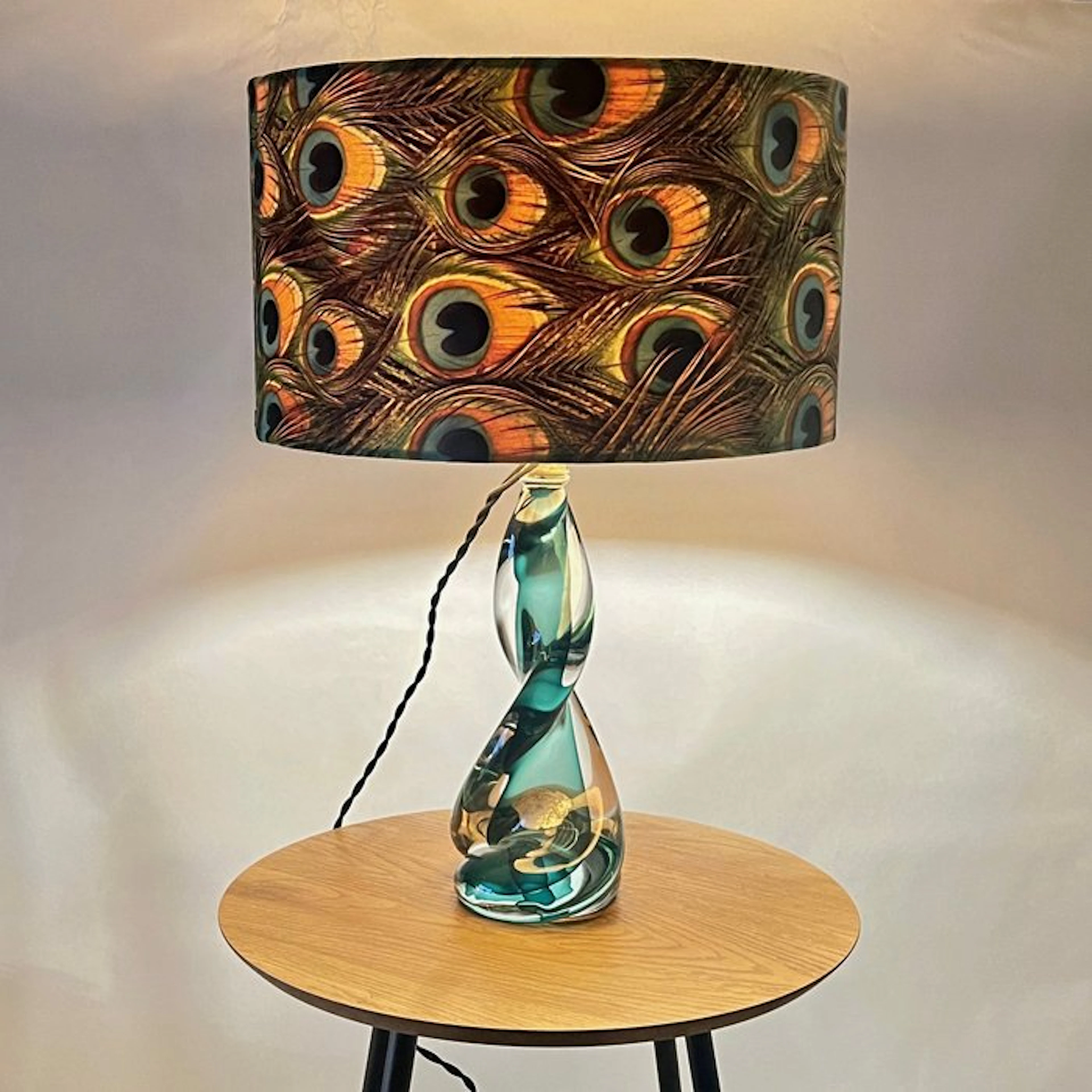 Val Saint Lambert - Val Saint Lambert - Buffet table lamp...