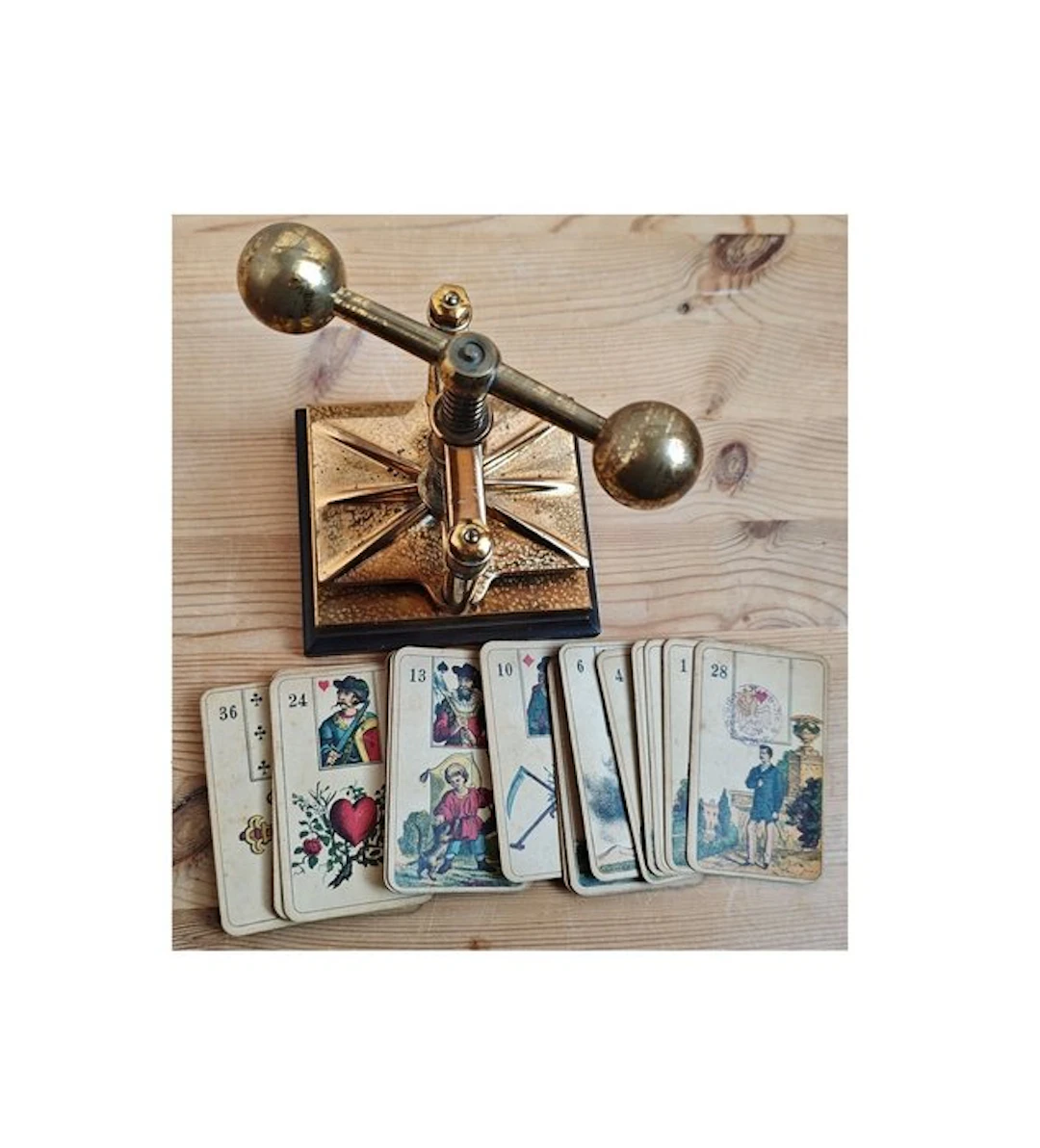 Press Neo-Classicism - Playing-card press, rare