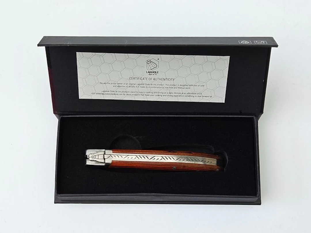Laguiole - Pocket Knife - Rose Wood - style de - Pocketknife