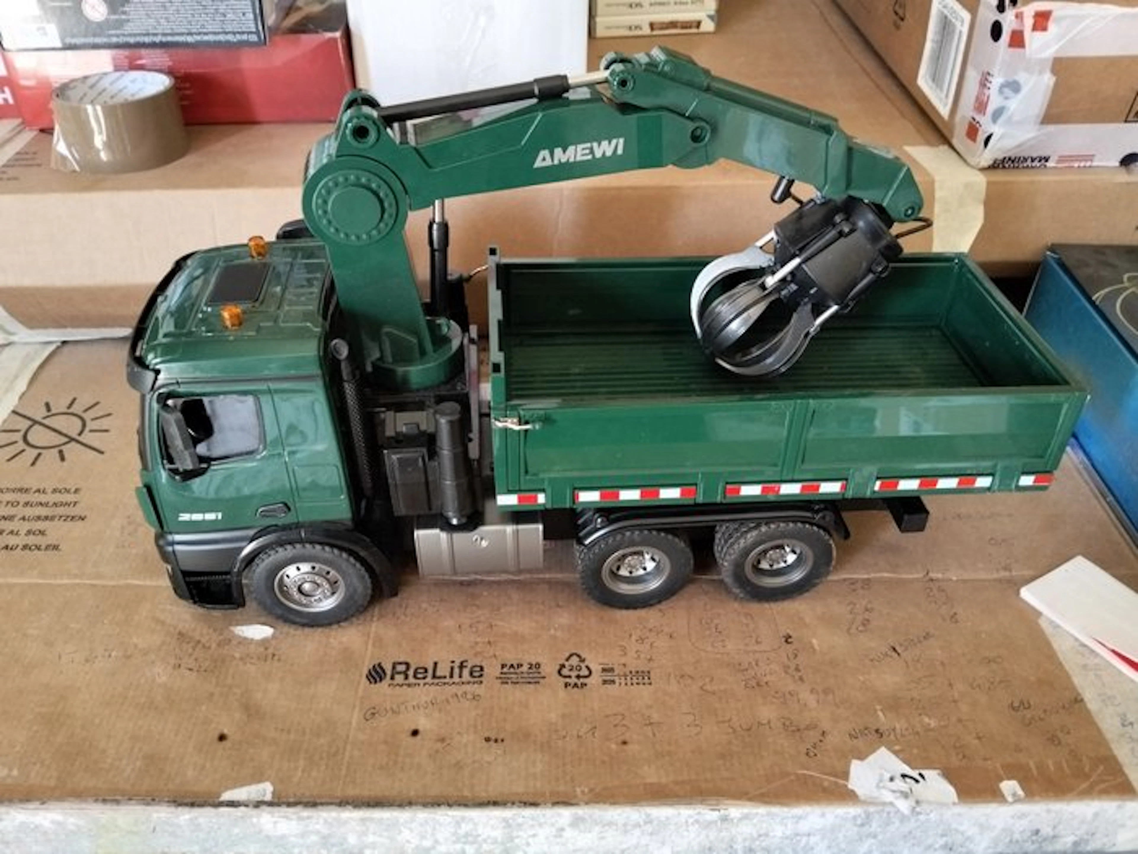 Amewi - Model truck - Mercedes Arocs gru radiocomandato Amewi