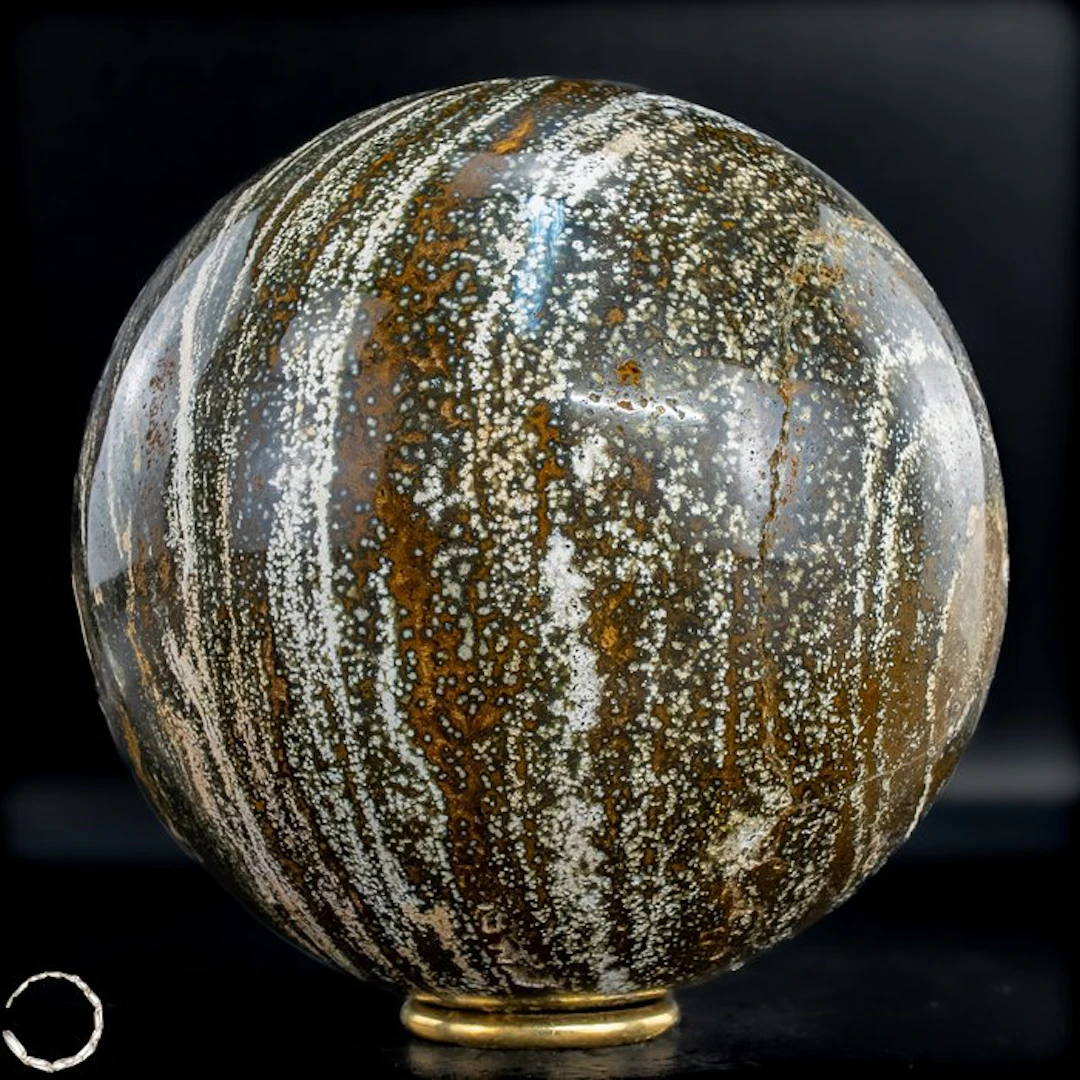 Natural Very Artistic Ocean Jasper - Agate Sphere- 3728.16 g