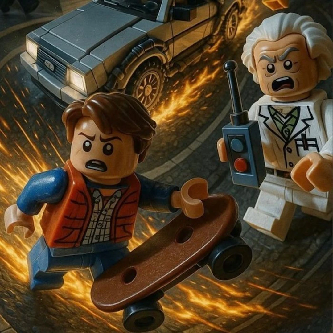 LEGO Merchandise - [Tela XXL] "Ritorno al Futuro"...