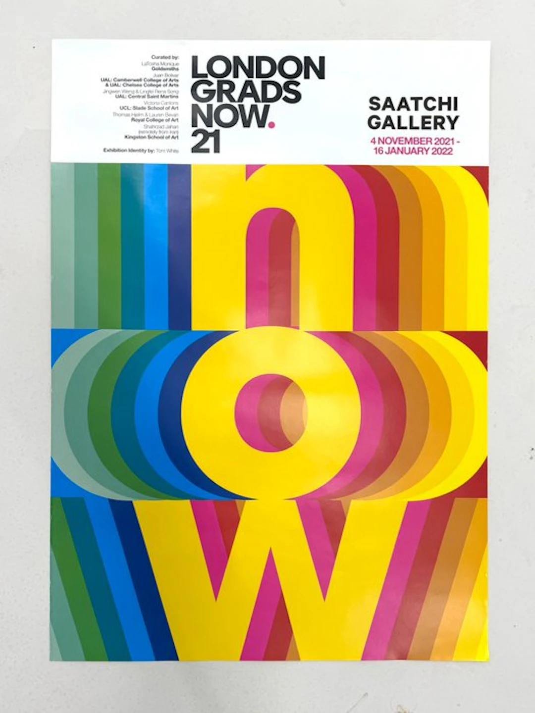 Saachi - London Grads Now.21 – Saatchi Gallery Exhibition Poster (2021)
