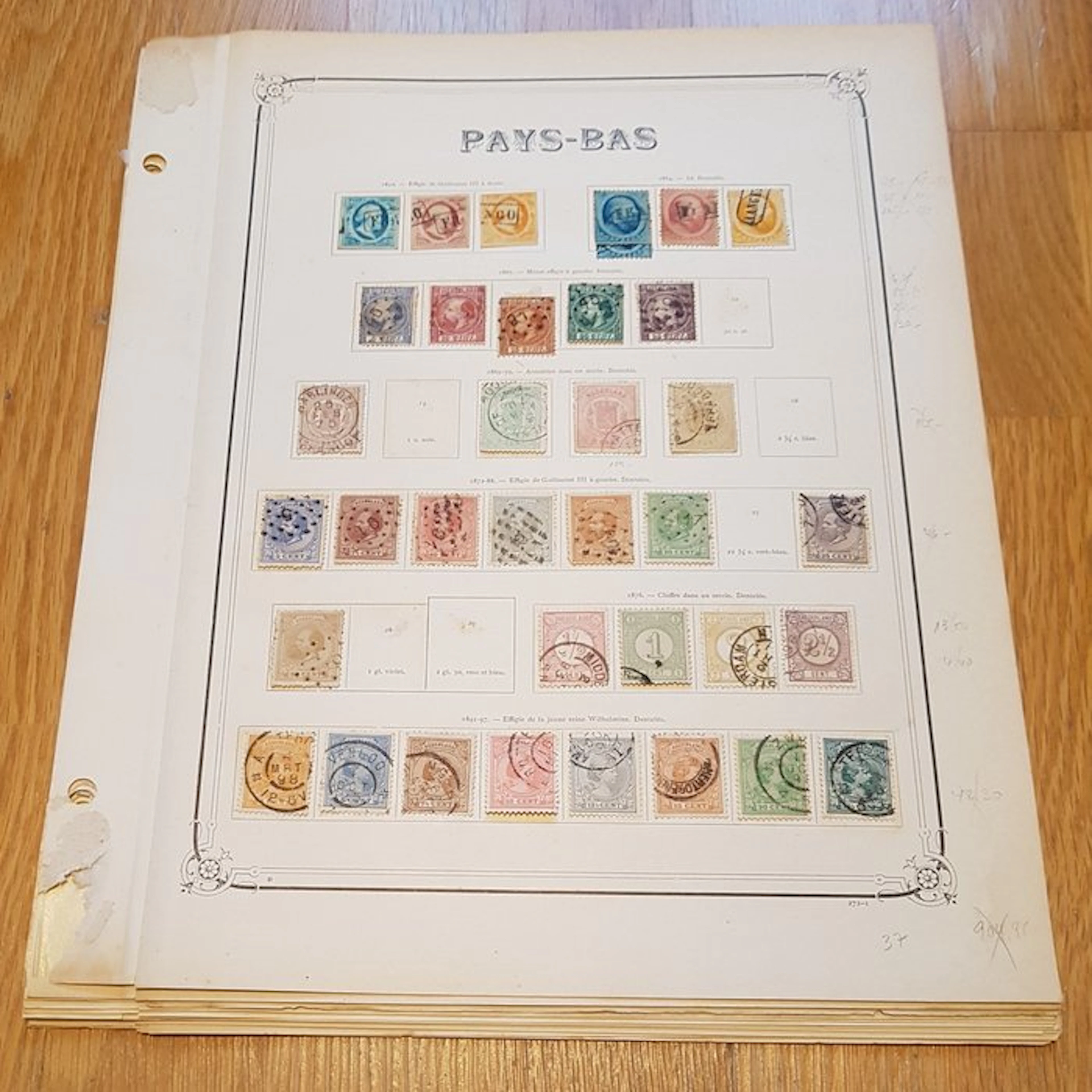 Netherlands 1852/1986 - Antique collection with interesting values