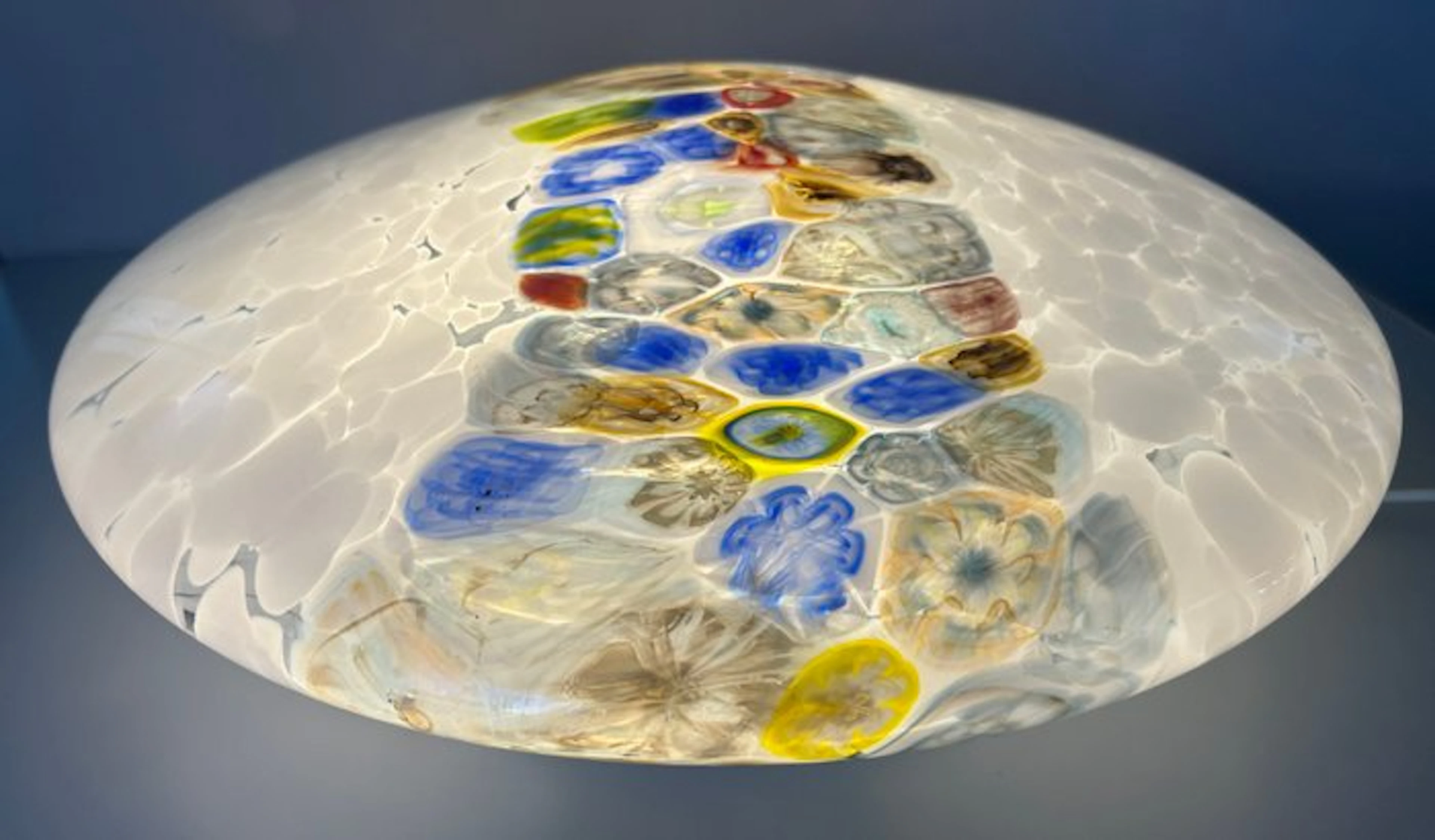 Due p illuminazione - Ceiling lamp - Murano glass - plaoniera millefiori