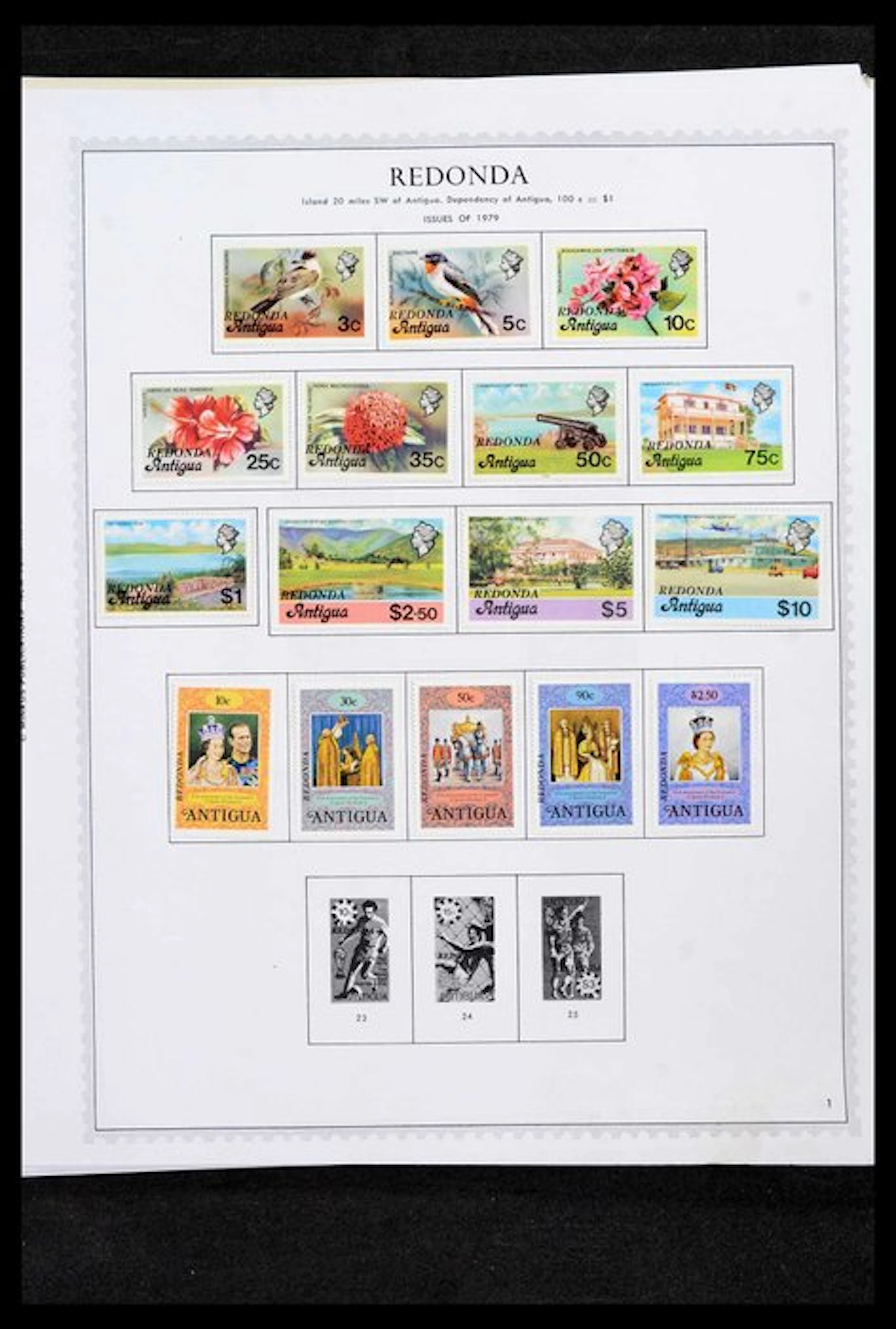 Antigua 1979/1990 - Redonda Antigua collection