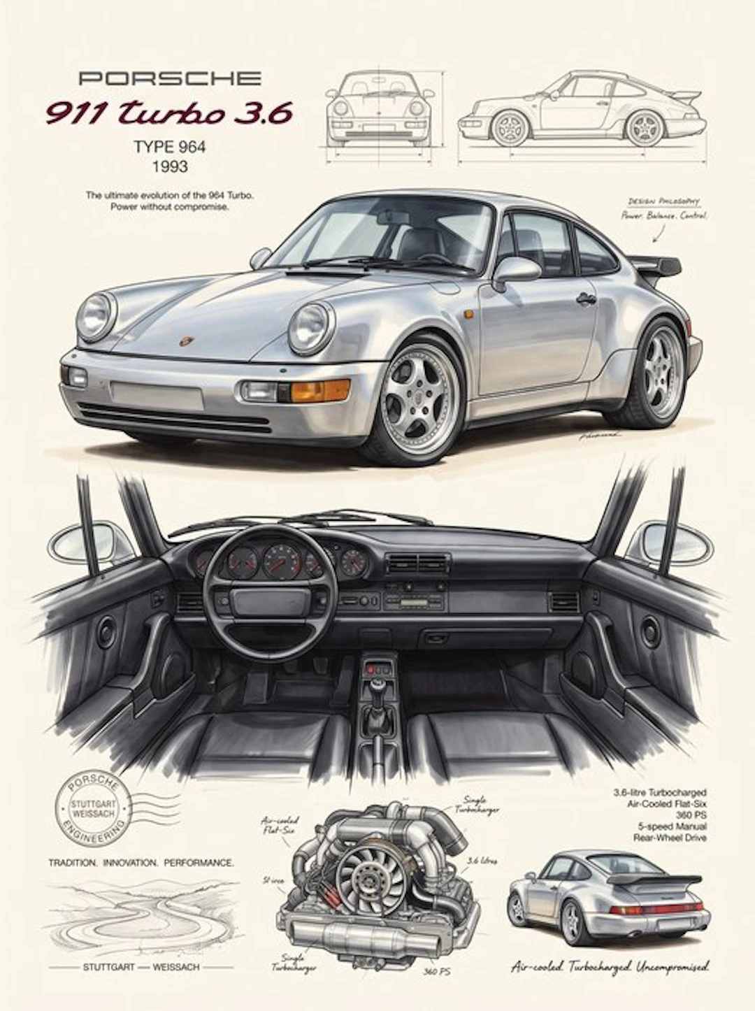 Shmidt.Art - Porsche 911 turbo 3.6 - 1990s