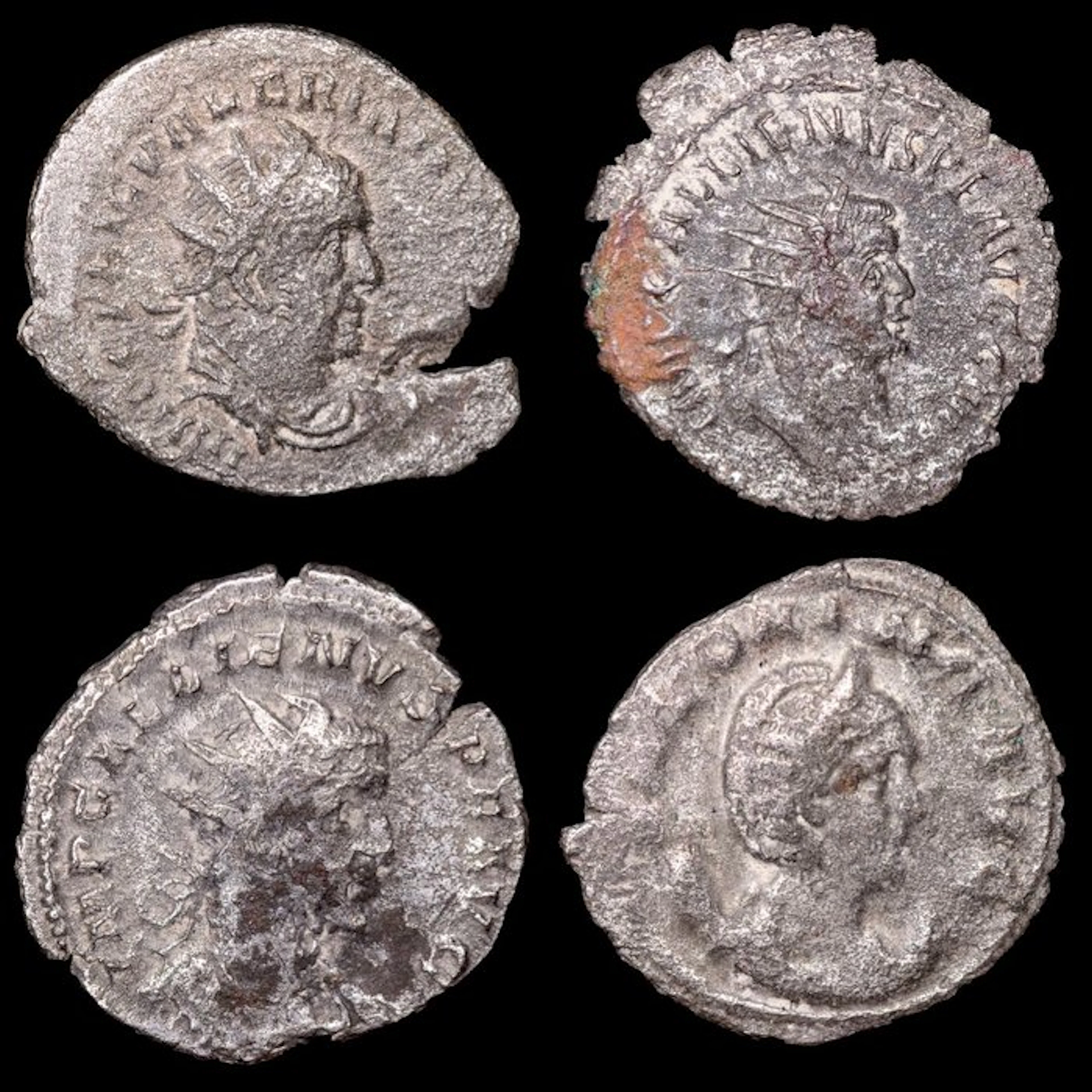 Roman Empire Lote de 4 Antoninianos Entre el siglo III IV (No reserve price)
