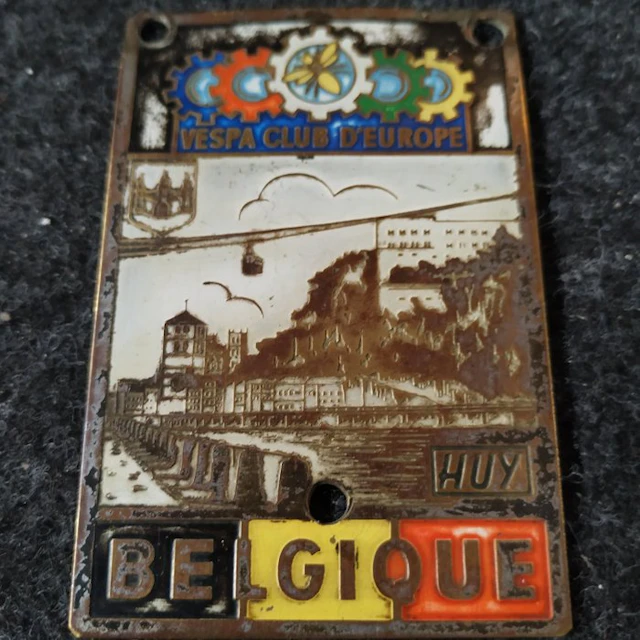 Badge badge vespa club europa belgica - Belgium - 20th - late