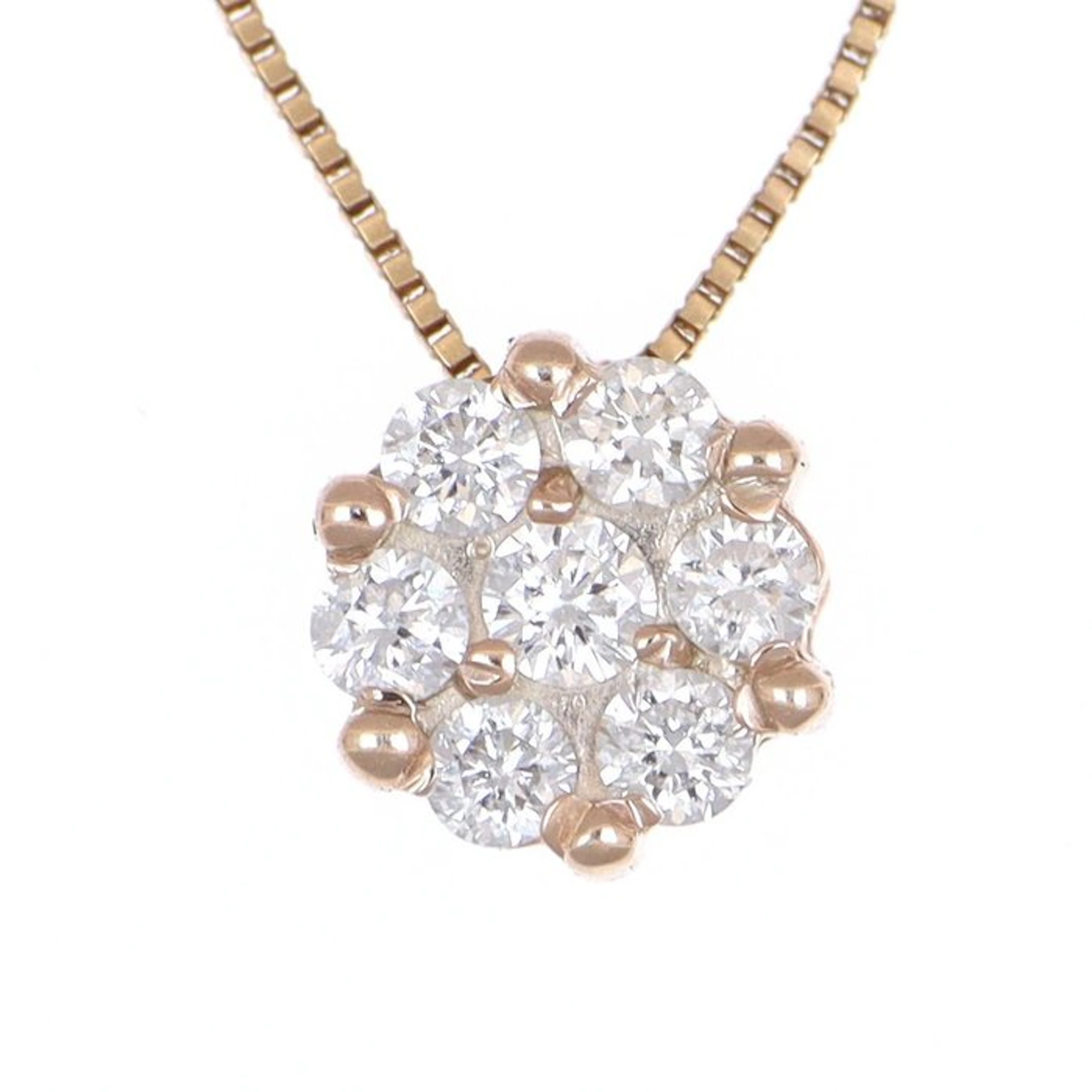 No reserve price - Necklace with pendant - 18 kt. Rose gold Diamond (Natural)