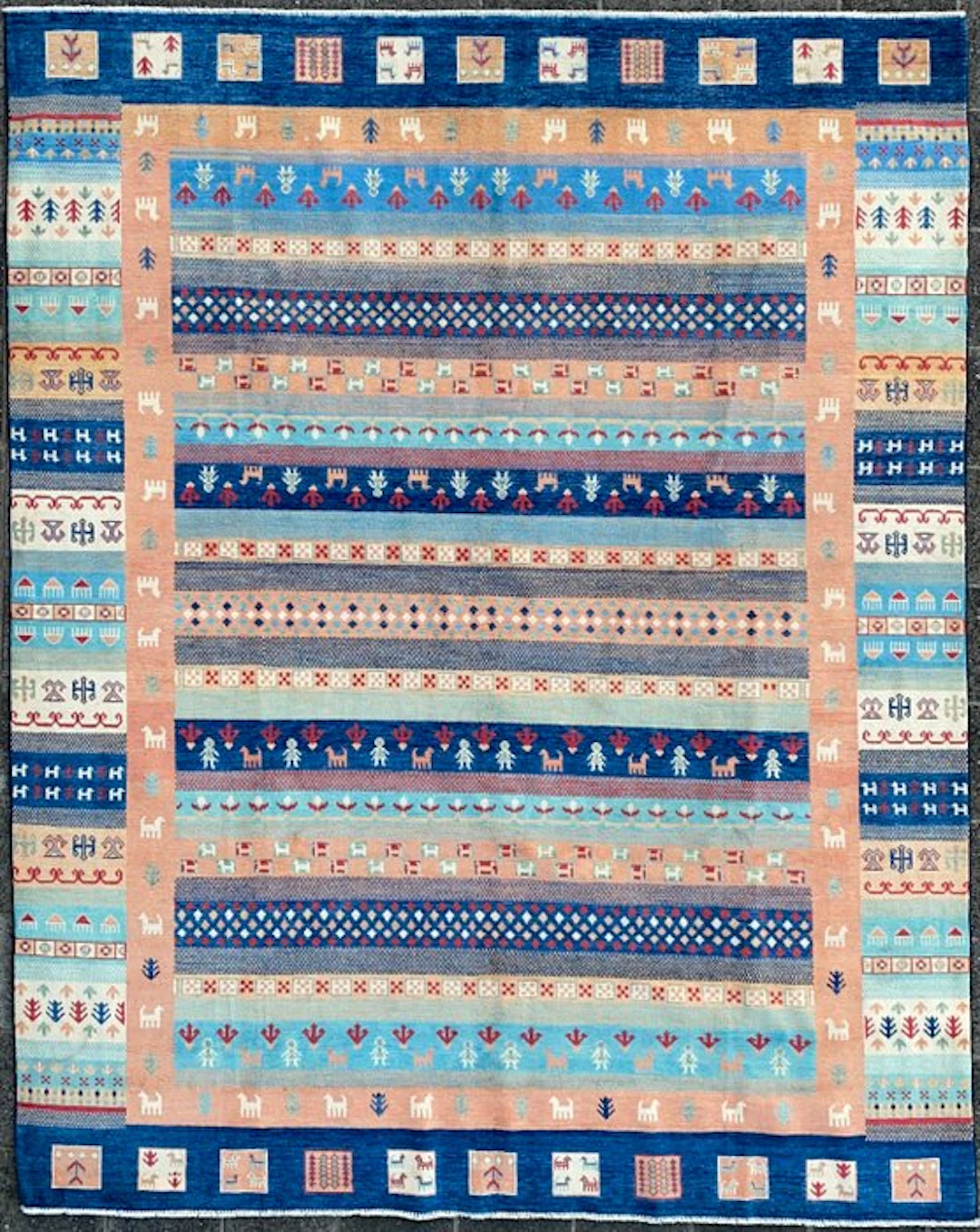 Afghan Modern - Unused - Carpet - 304 cm - 242 cm