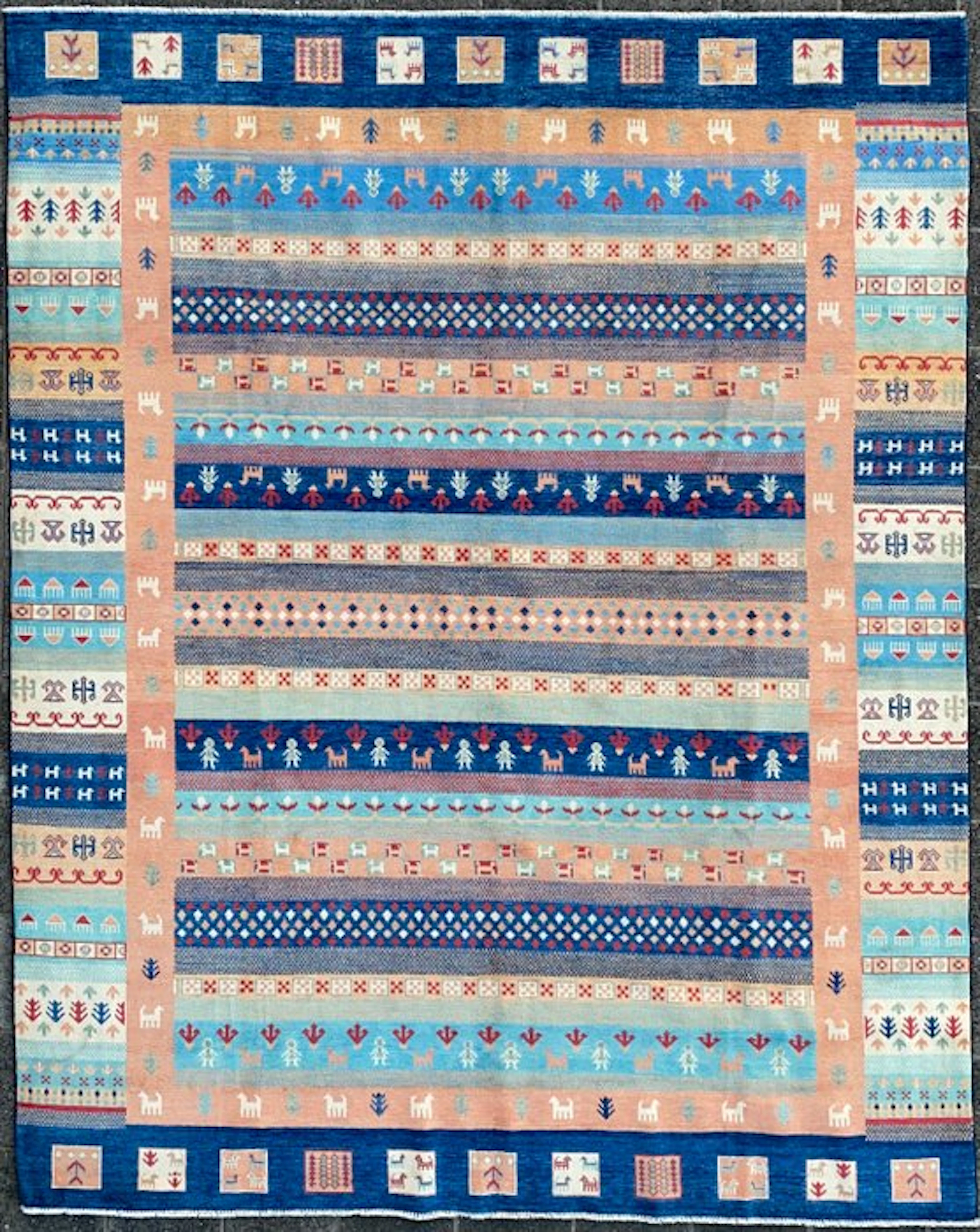 Afghan Modern - Unused - Carpet - 304 cm - 242 cm