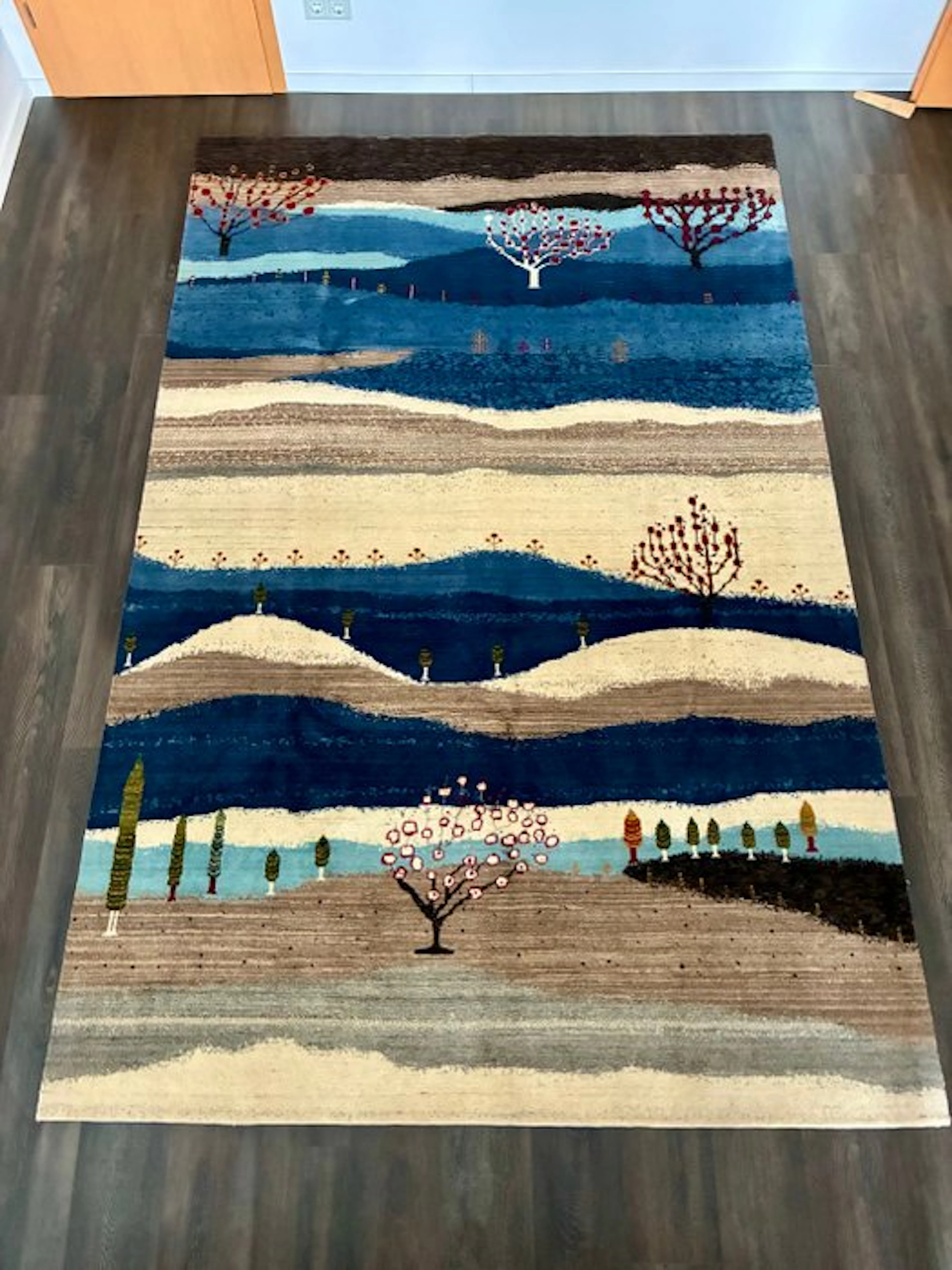 Rug - 303 cm - 195 cm - Beautiful Lorry Buff