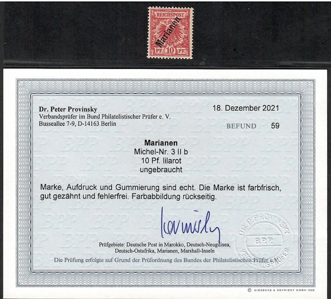 German Colonies - Mariana Islands - Marianen Minr