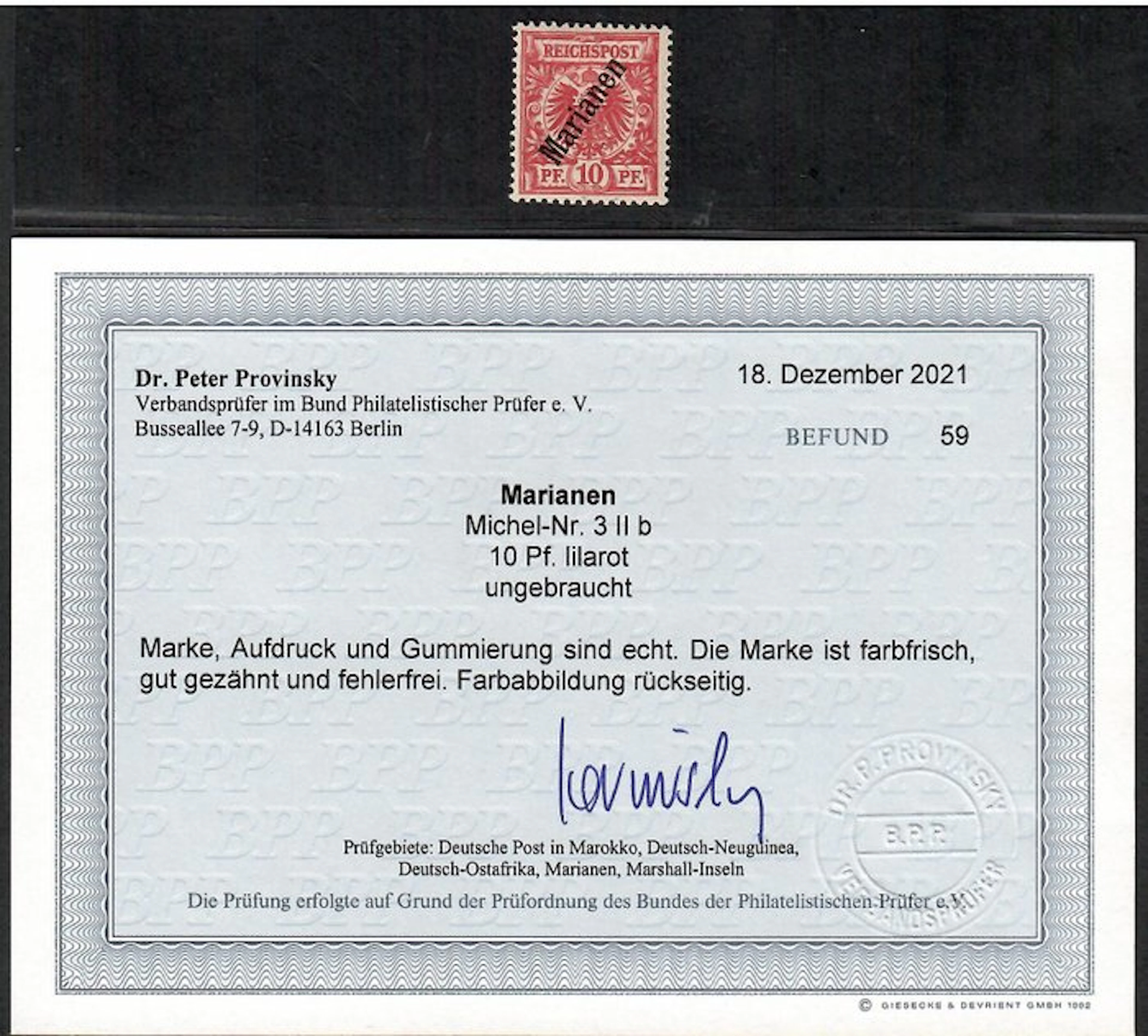 German Colonies - Mariana Islands - Marianen Minr
