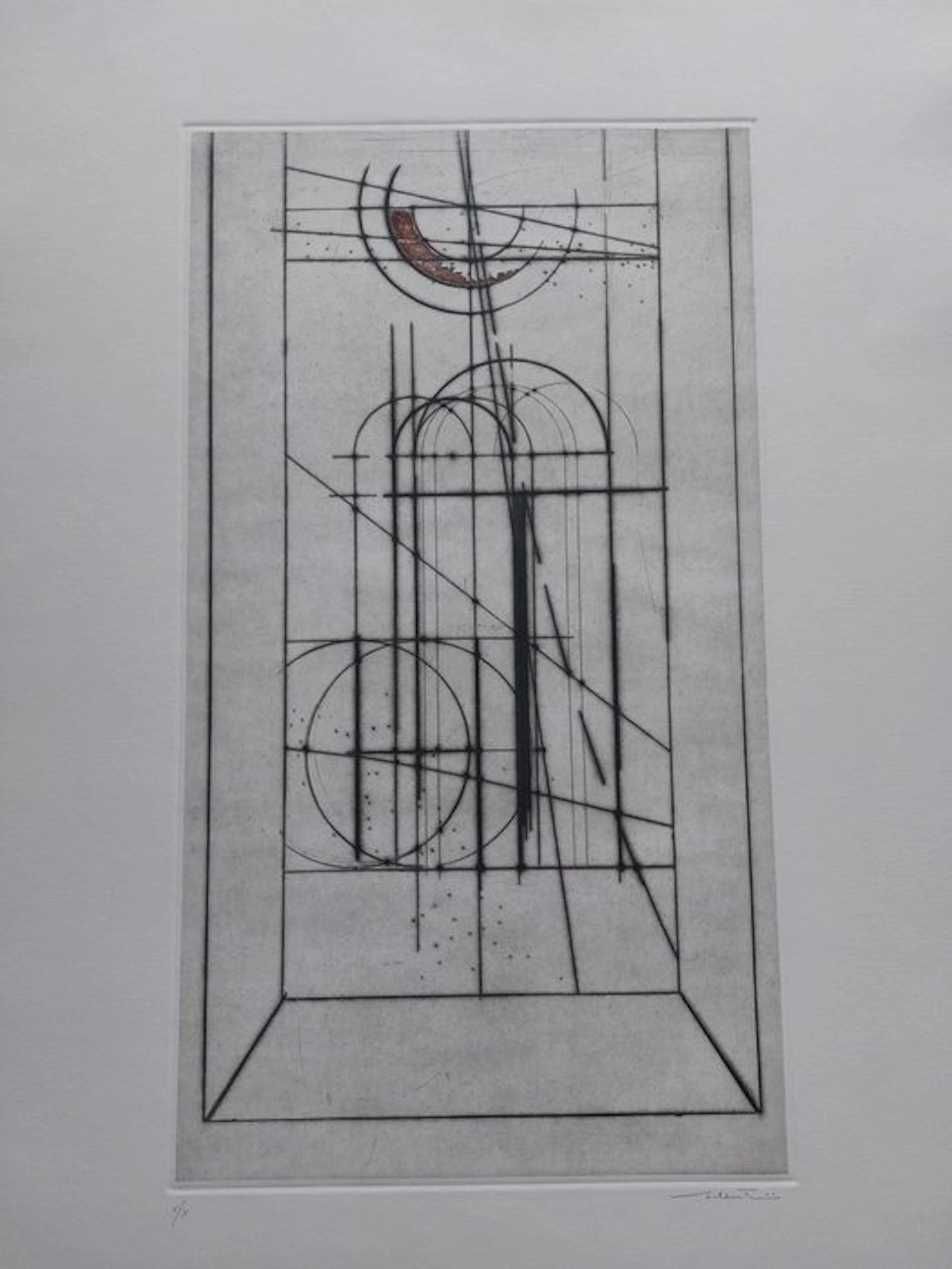Walter Valentini (1928) - n.2 opere - Puntasecca del 1991...