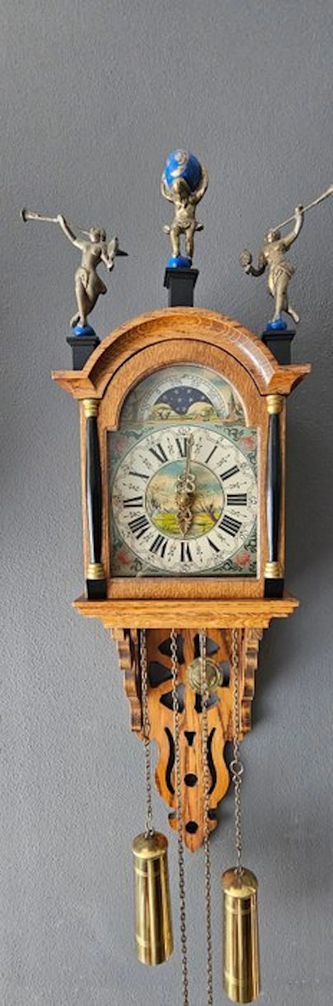 Clock - - Oak - 1960-1970 - ship's clock