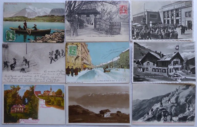 Switzerland - City & Landscape, Landscape - Postcard - 1900-1930