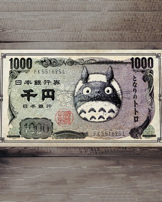 Kodo88 - Totoro 1000 Yen Note トトロ千円札 - Limited Edition (8/10) – Hand Signed