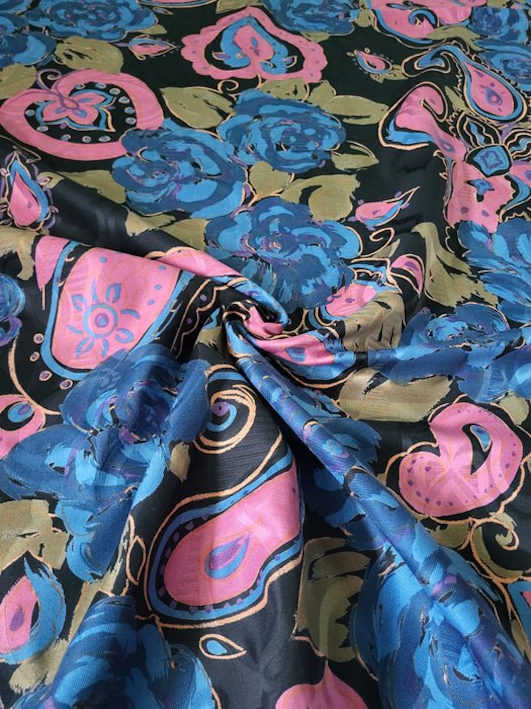 Wonderful floral damask fabric