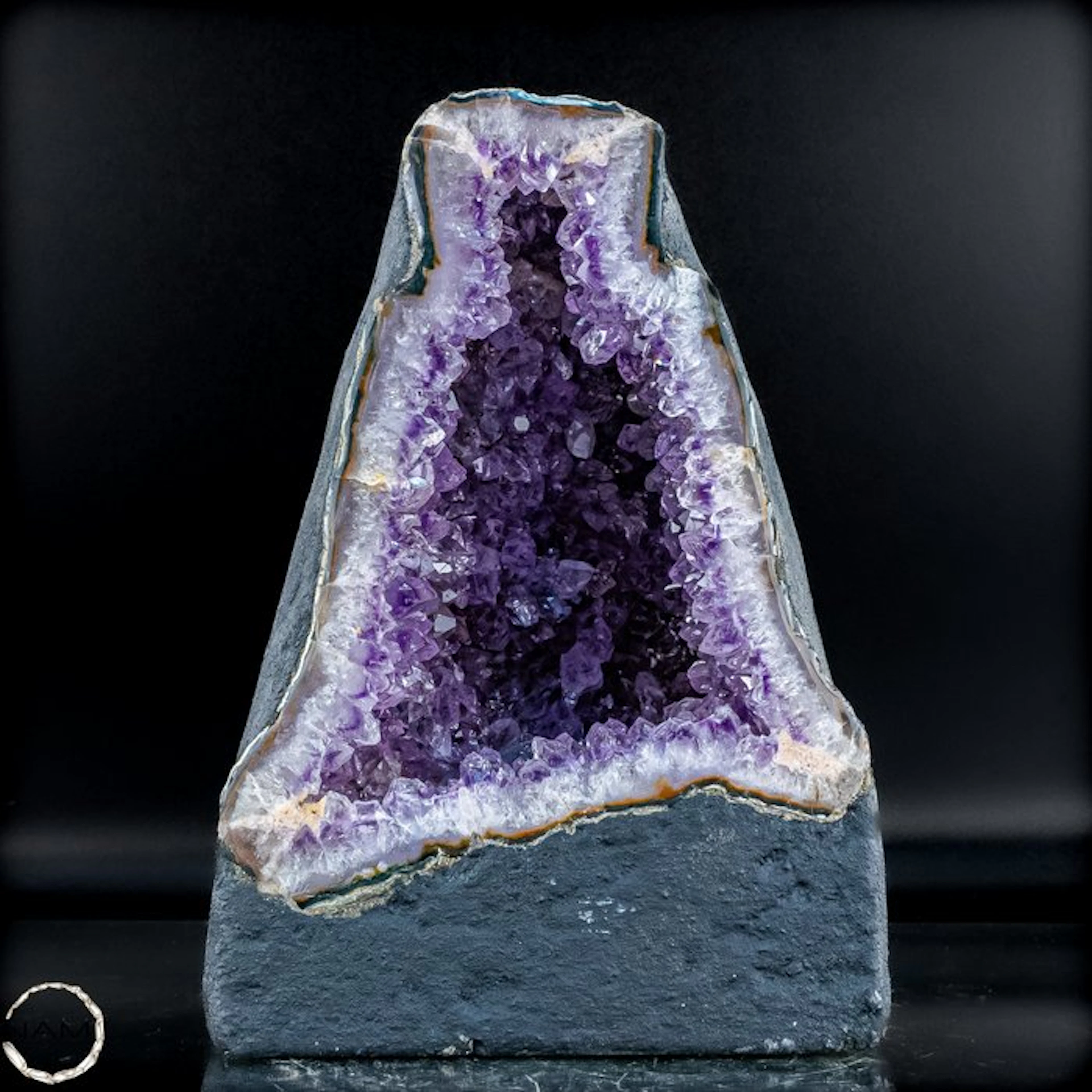 Natural amethyst crystal cathedral – deep purple collector's rarity- 2887.46 g