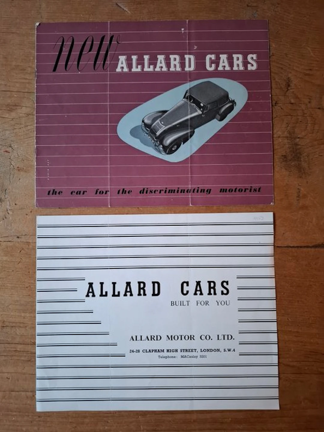 Brochure - Allard - Sports Two Sear - Four Seater Tourer...