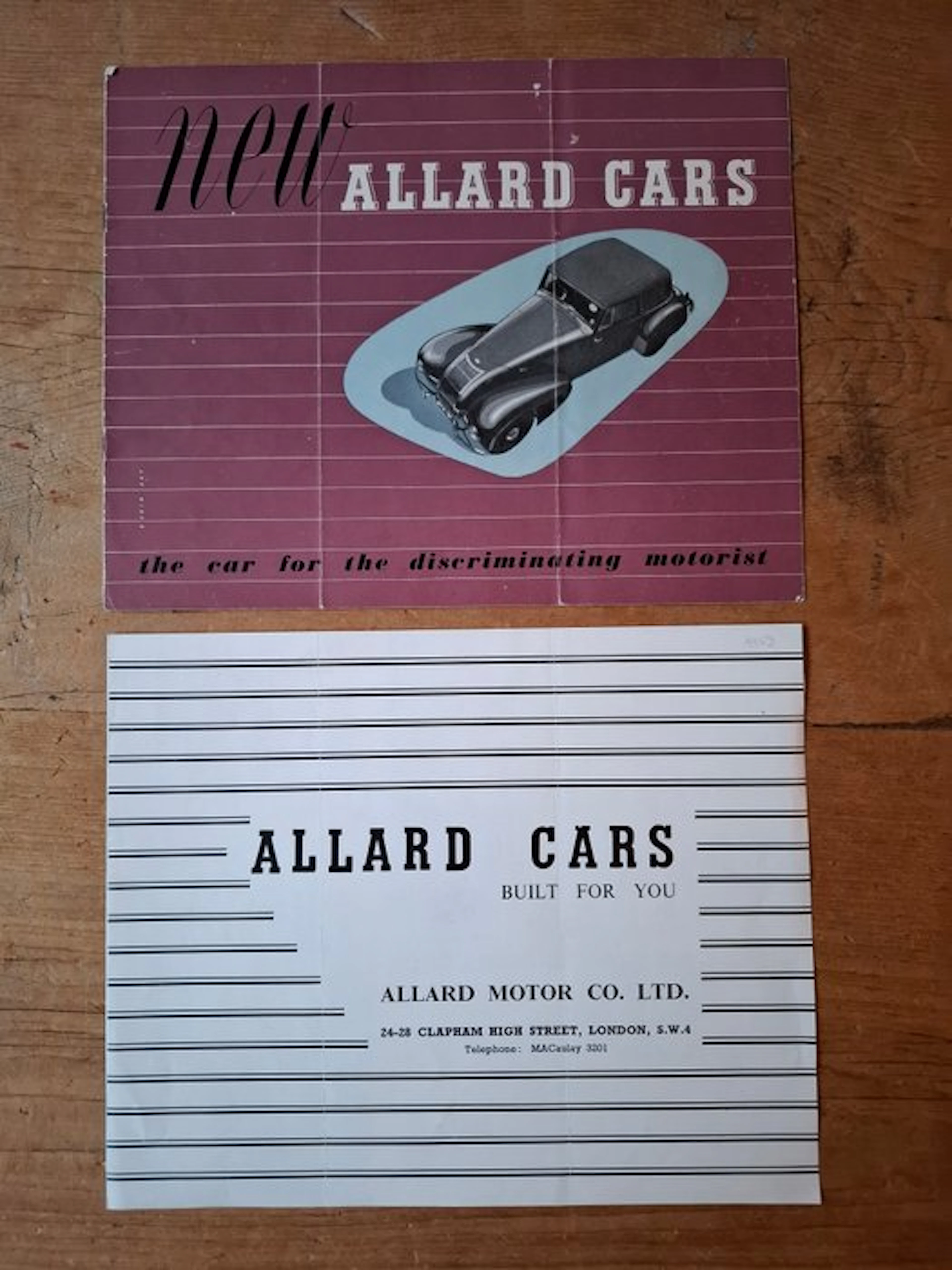Brochure - Allard - Sports Two Sear - Four Seater Tourer...