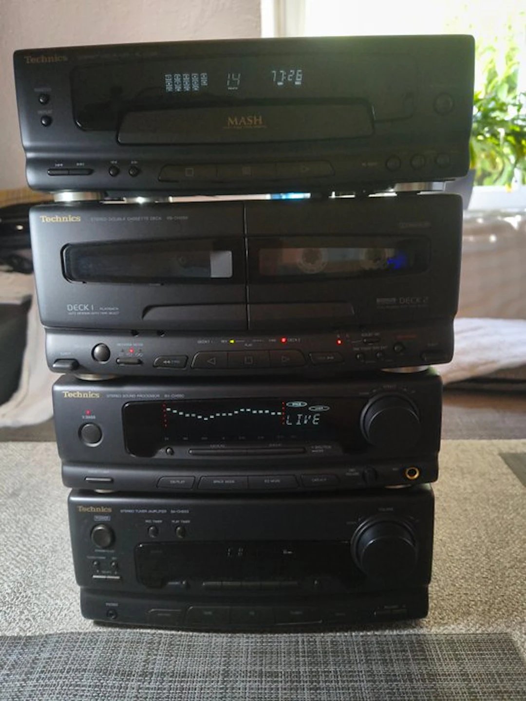 Technics - SA-CH655 , SH-CH650 ,RS-CH550 ,SL-CH550 Stereo set - Multiple models