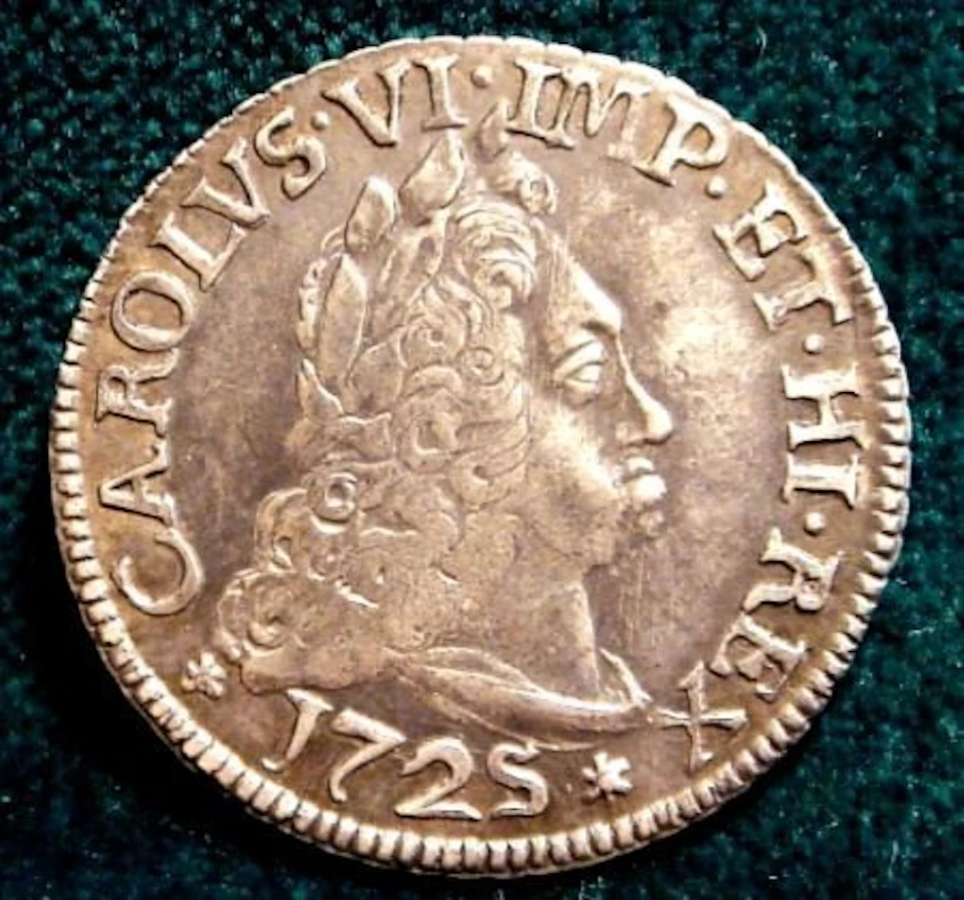 Milan. Carlo VI d'Asburgo (1711-1740). 20 Soldi. 1725 Raro.