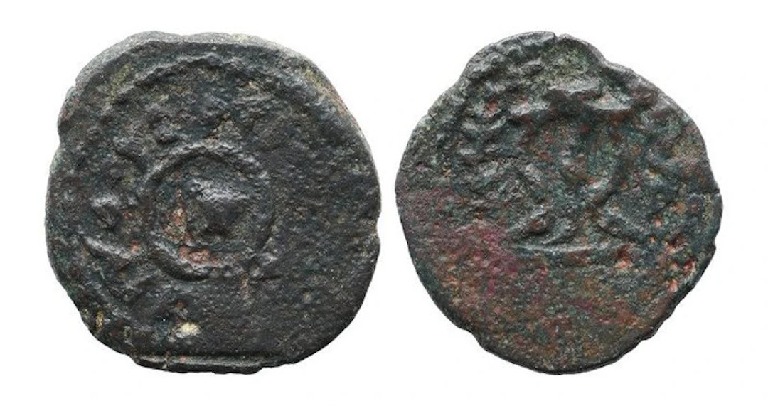 Judea. Herod I the Great (40-4 BC). 2 Prutot Jerusalem (No reserve price)