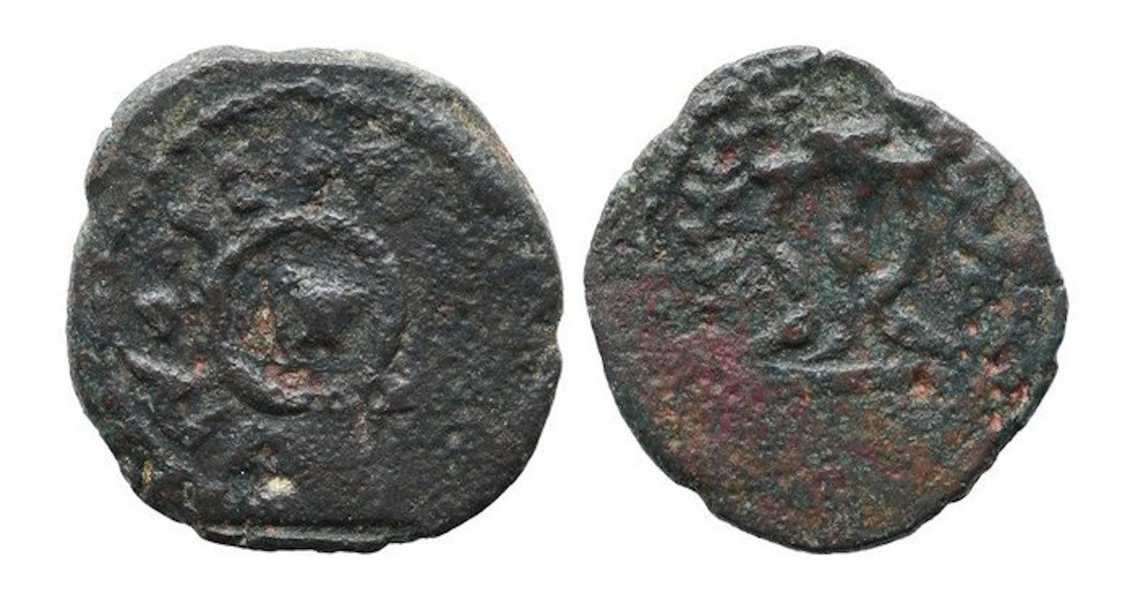 Judea. Herod I the Great (40-4 BC). 2 Prutot Jerusalem (No reserve price)