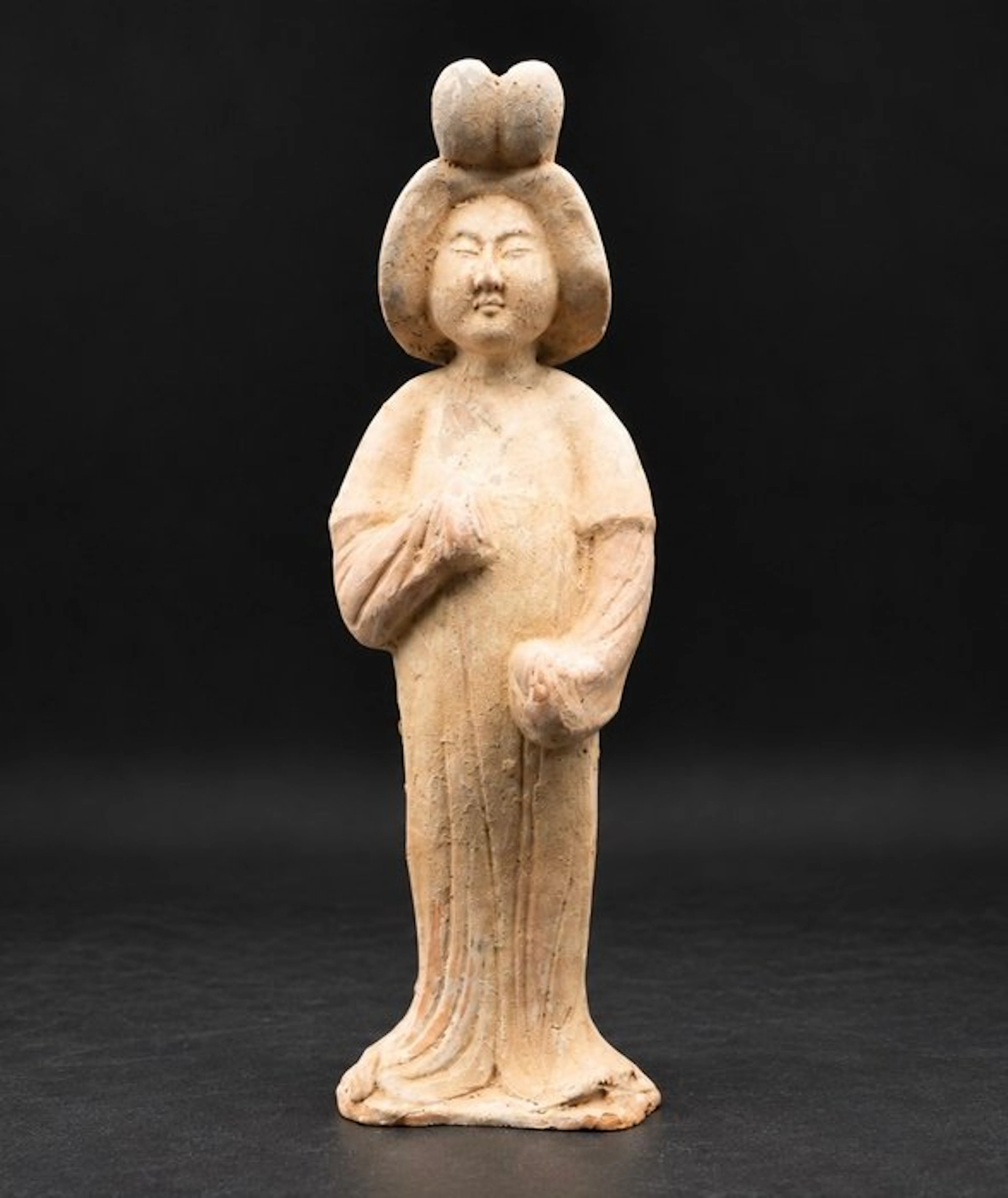 China Yuan Dynasty Terracotta Important Chinese court lady