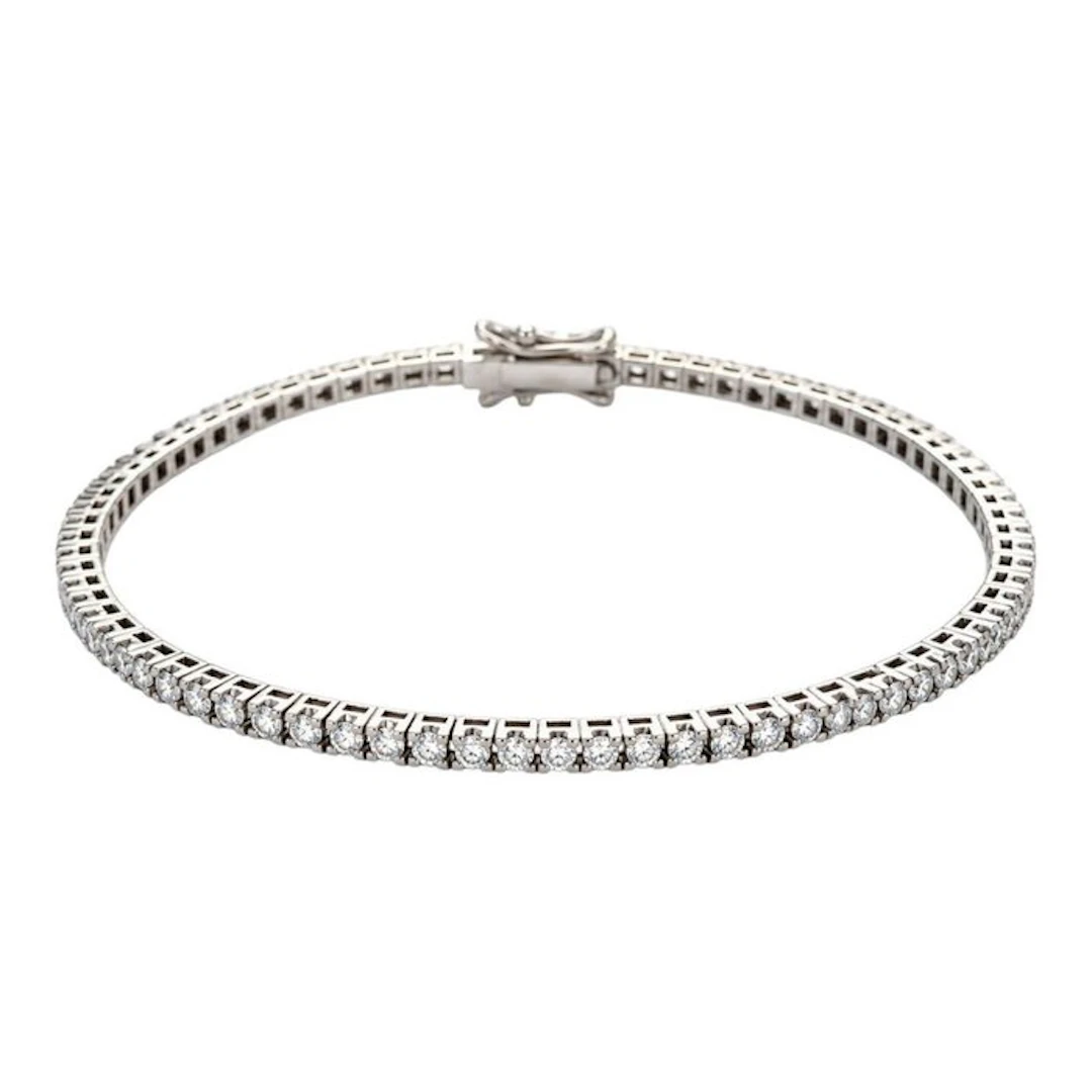 Tennis bracelet - 18 kt