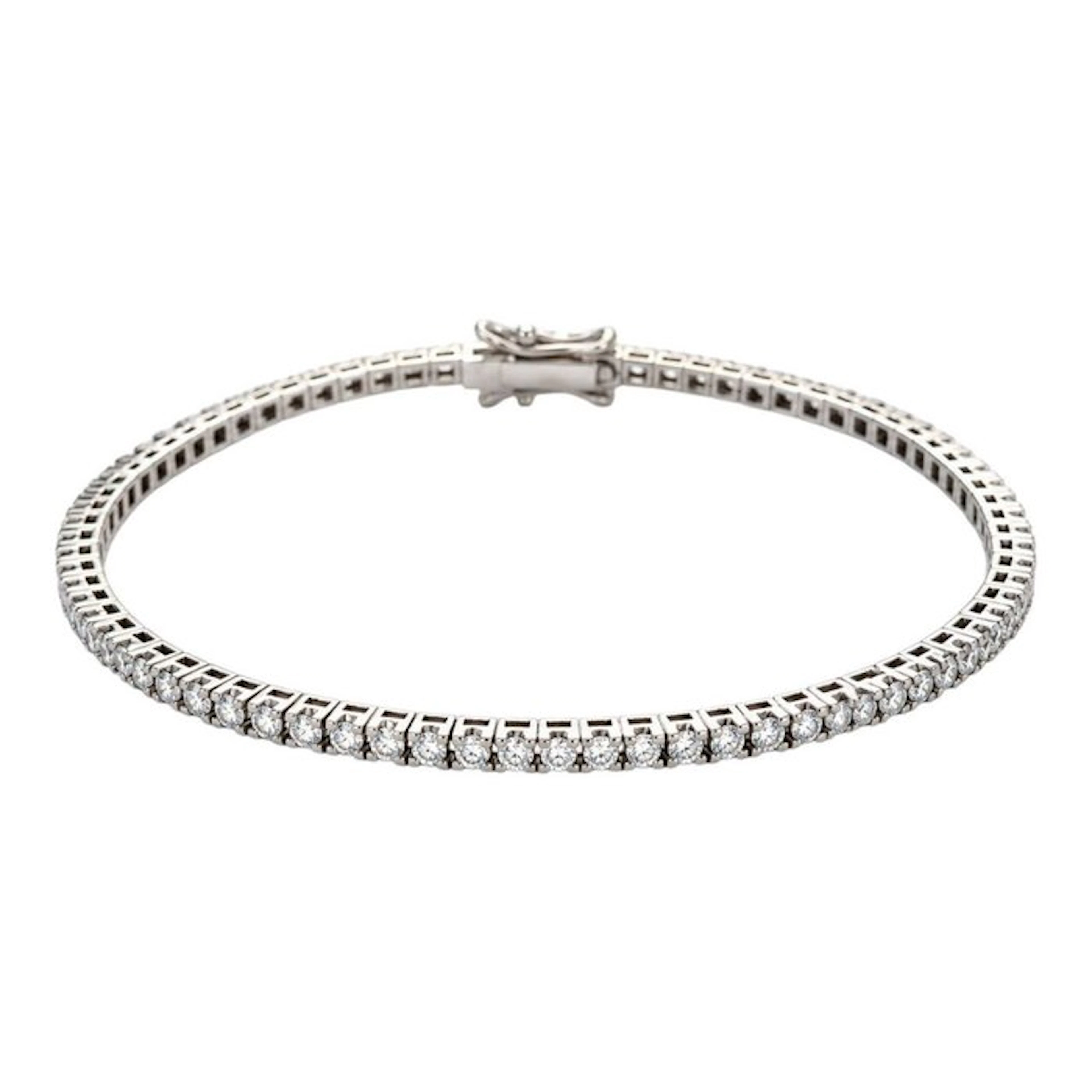 Tennis bracelet - 18 kt