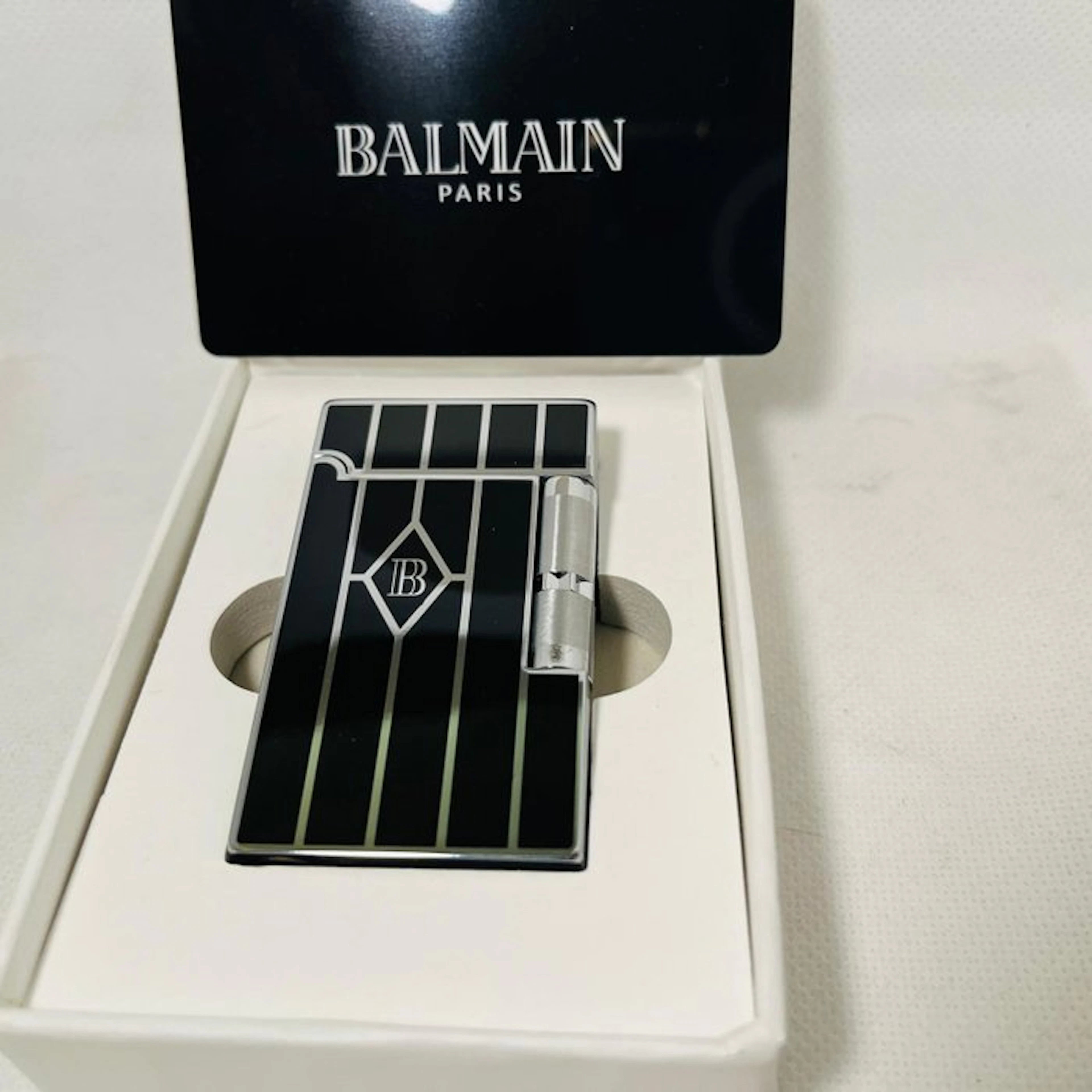 Balmain - No reserve price - Pocket lighter - Steel (stainless)