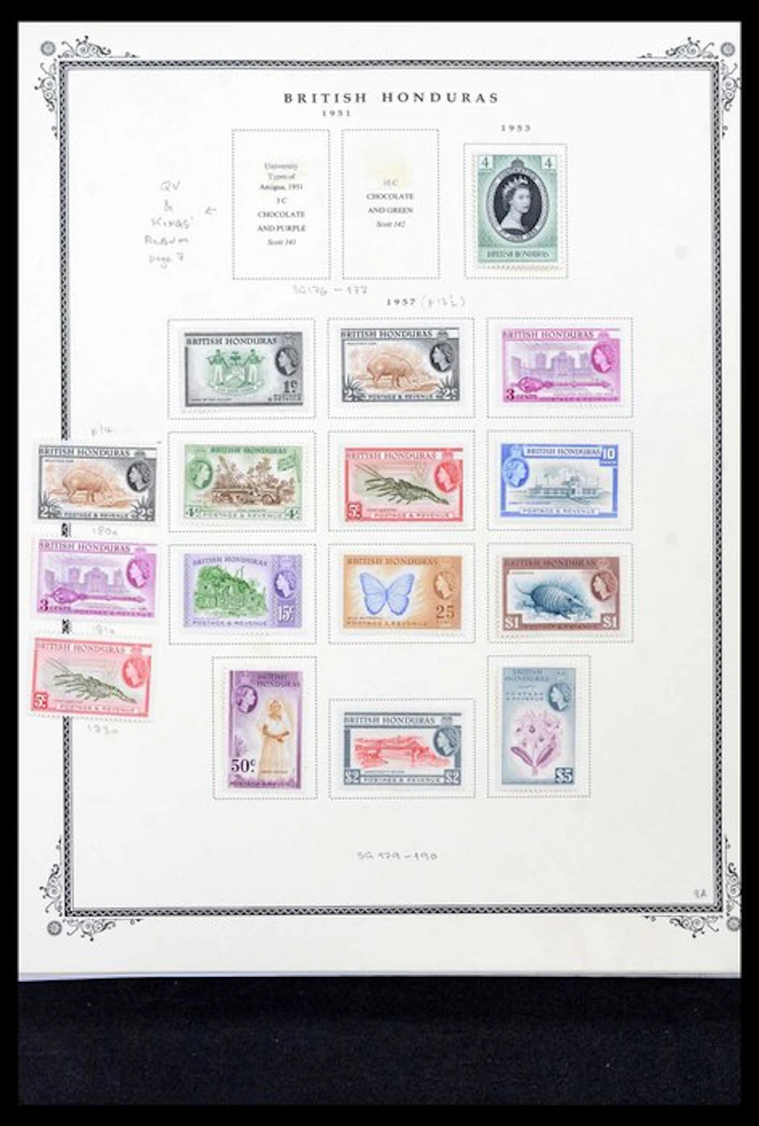 British Honduras 1953/1996 - British Honduras collection