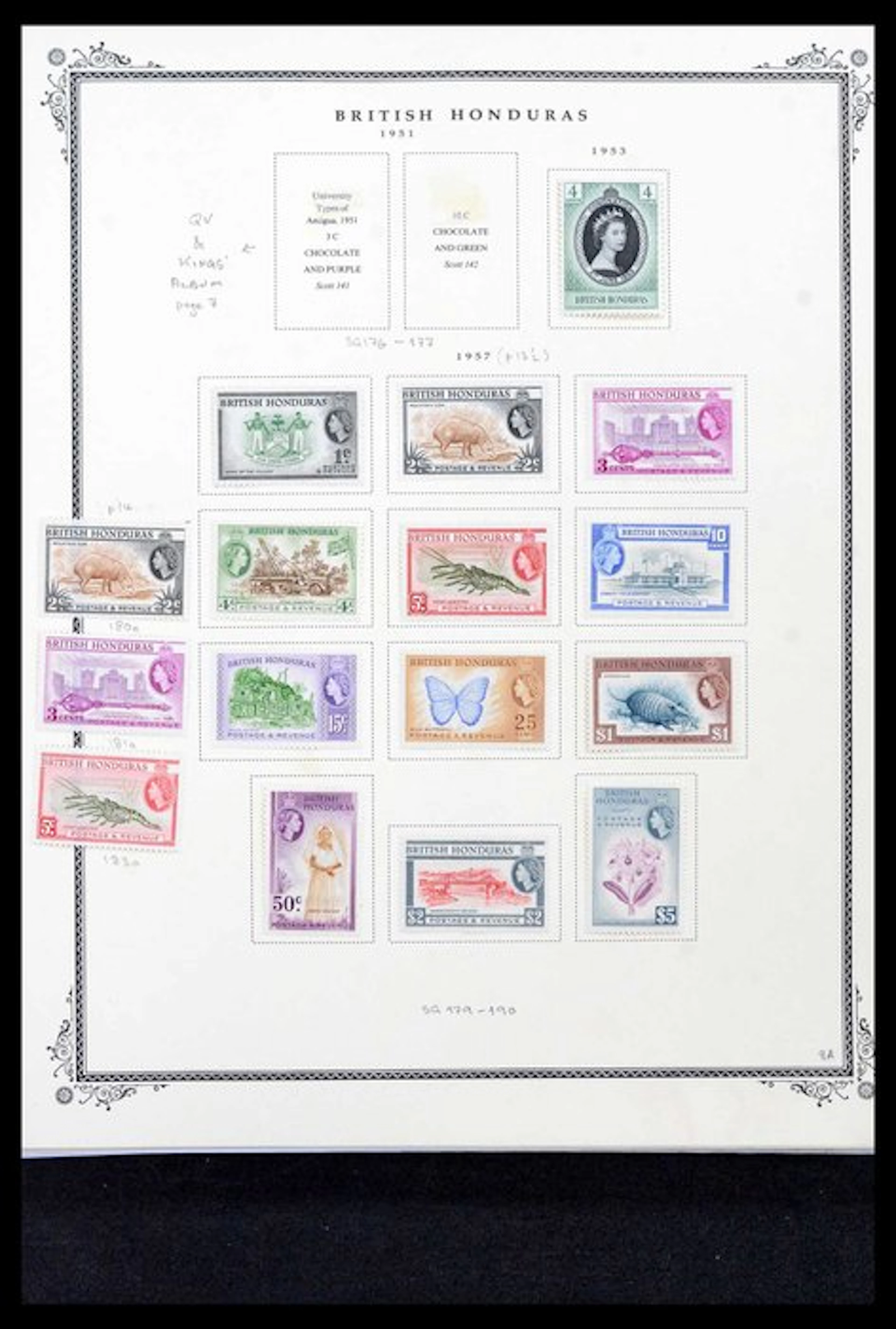 British Honduras 1953/1996 - British Honduras collection