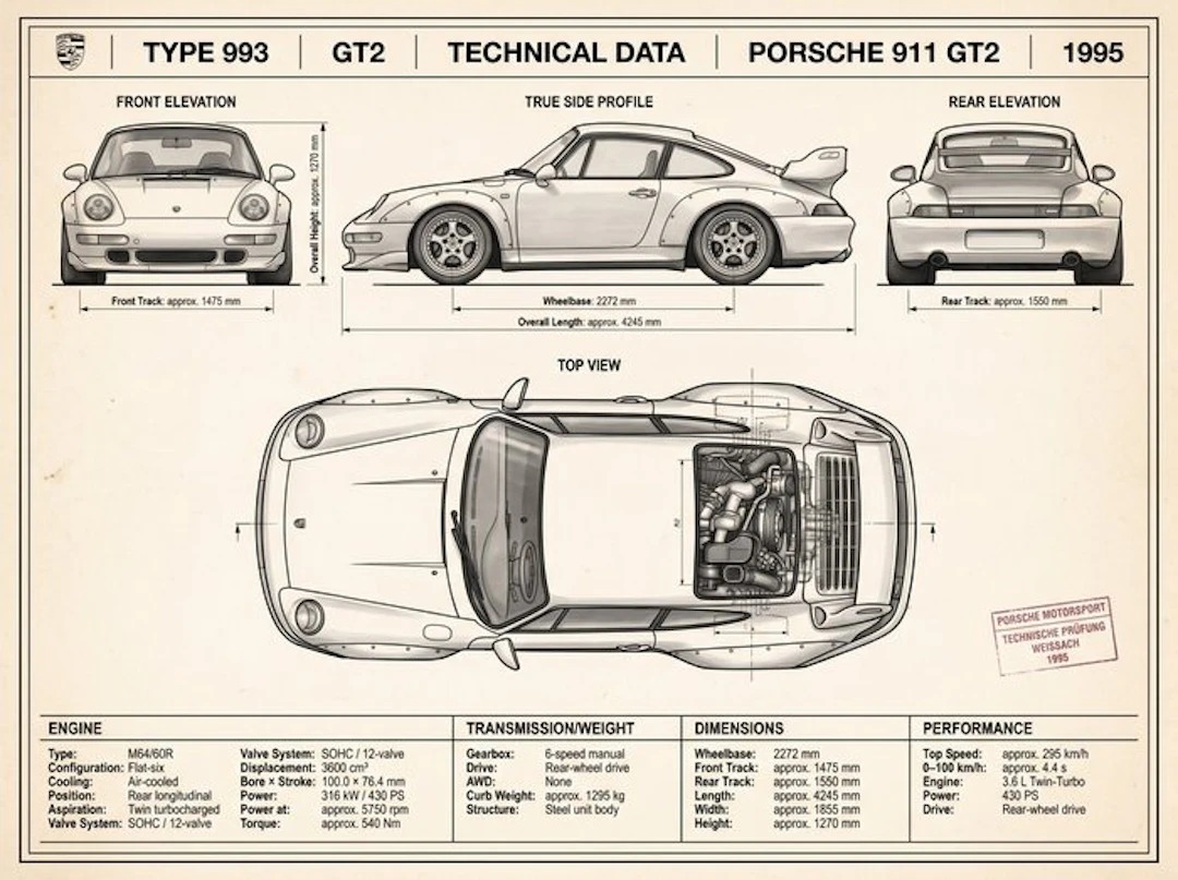 Shmidt.Art - PORSCHE 911 GT2 1995 - 1990s