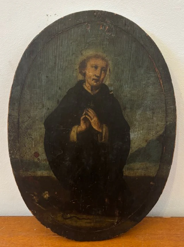 Italian school (XVIII) - Santo in preghiera