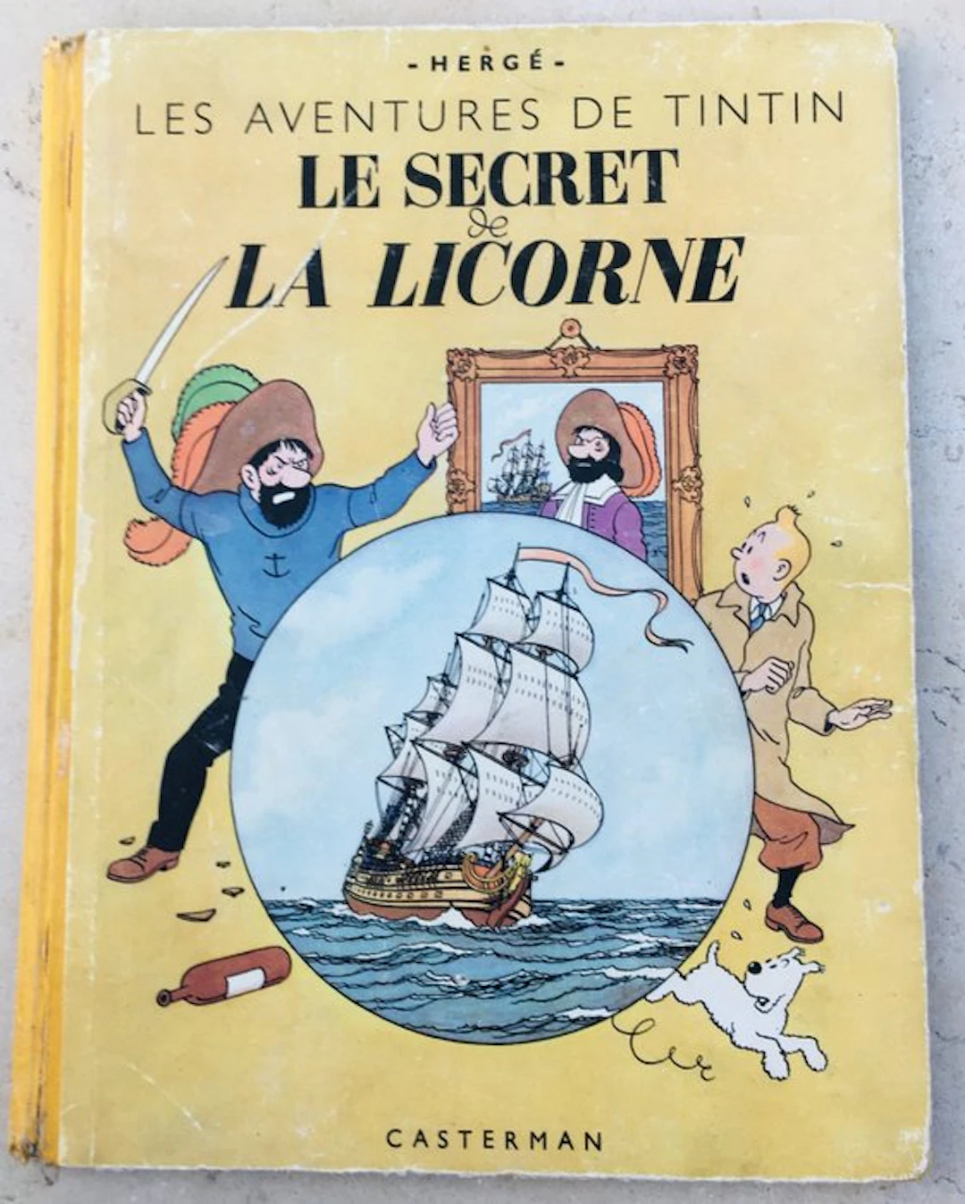 Tintin T11 - Le secret de la Licorne (A23) - C - 1 Album - Reprint - 1944