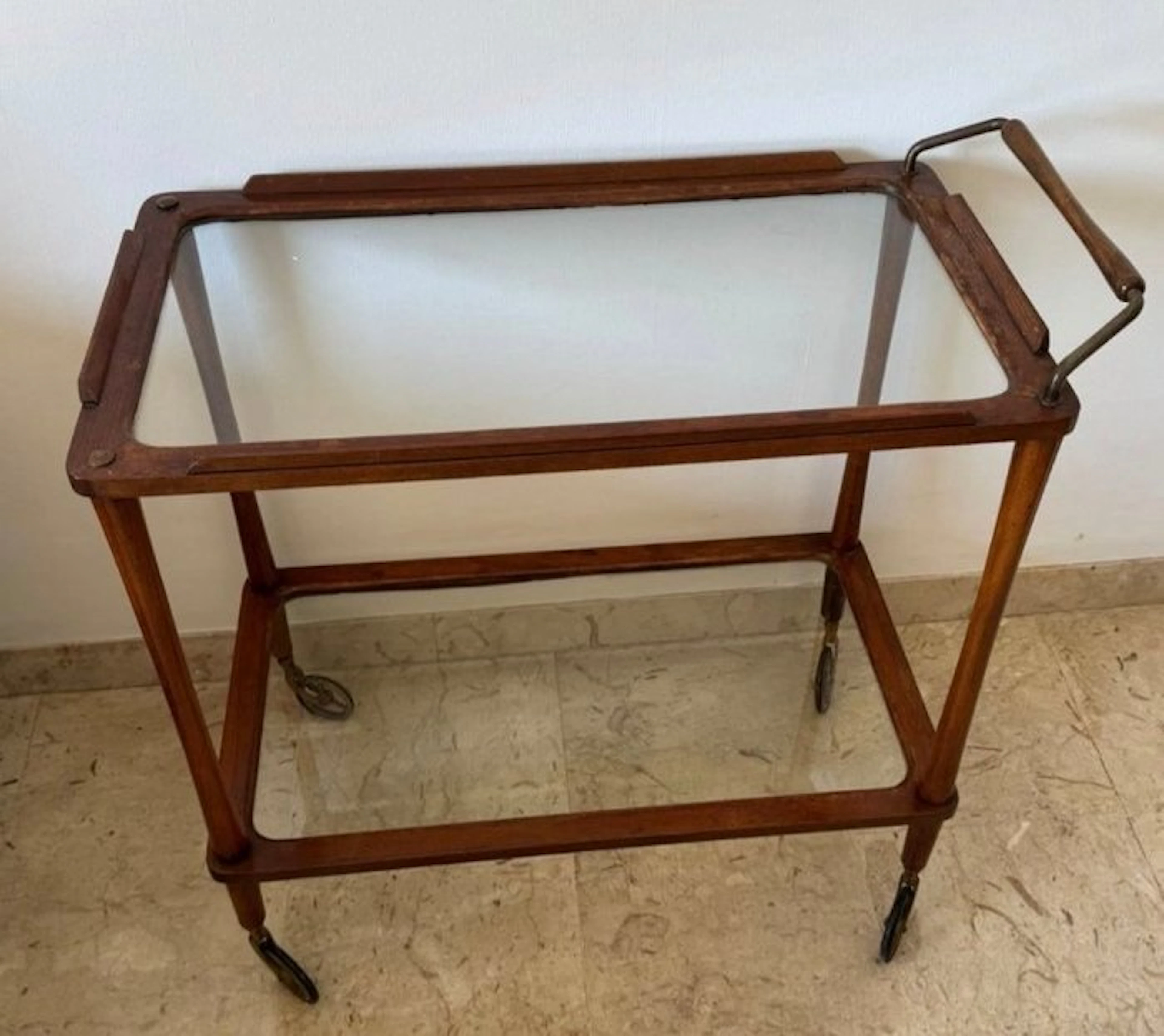 Serving trolley - Wood, Glass