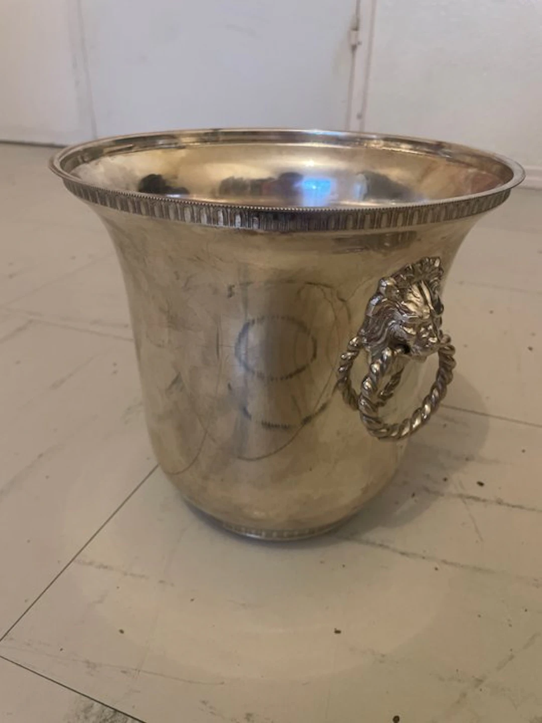 Champagne cooler - Silverplated - Champagne bucket