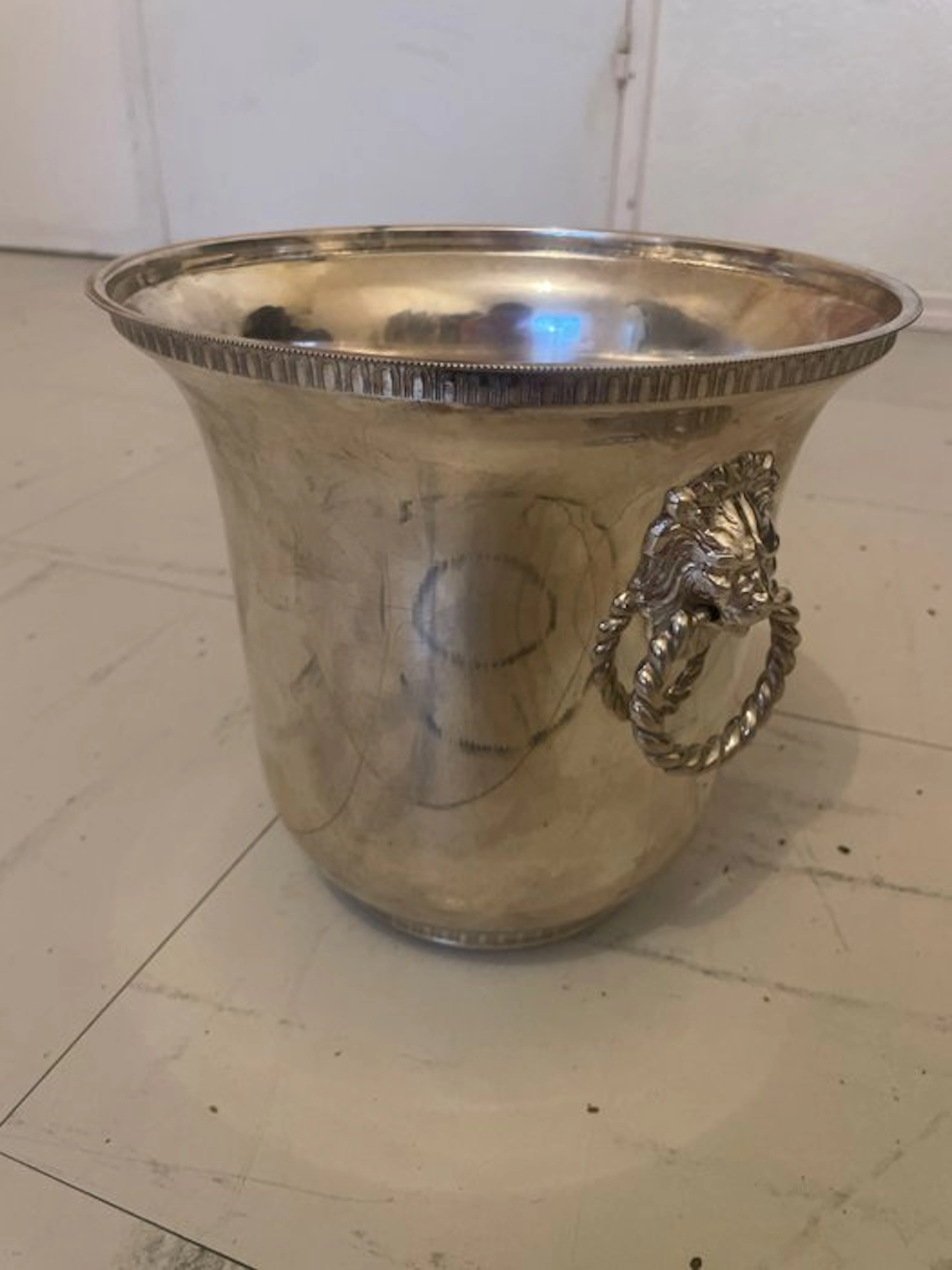 Champagne cooler - Silverplated - Champagne bucket