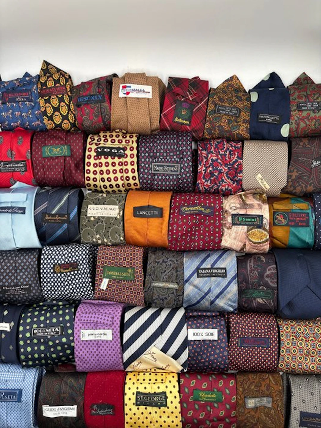 Themed collection - Silk ties - Pierre Cardin, Christian Dior , Armani