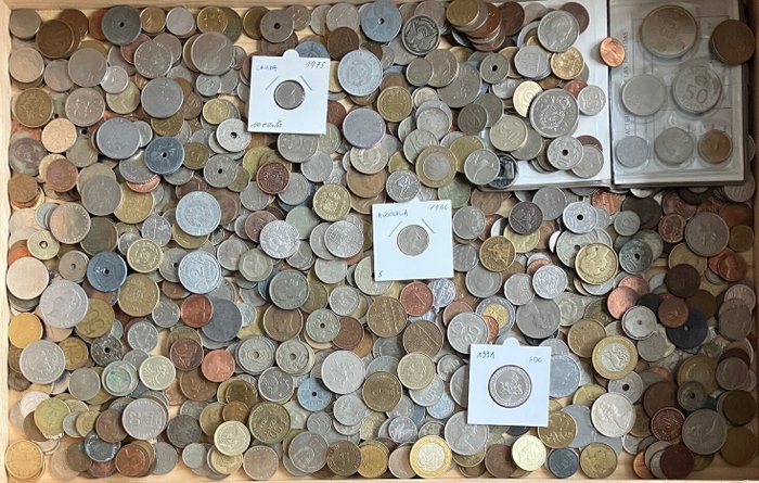 World. Big collection of coins of the world, 4kg (No reserve price)