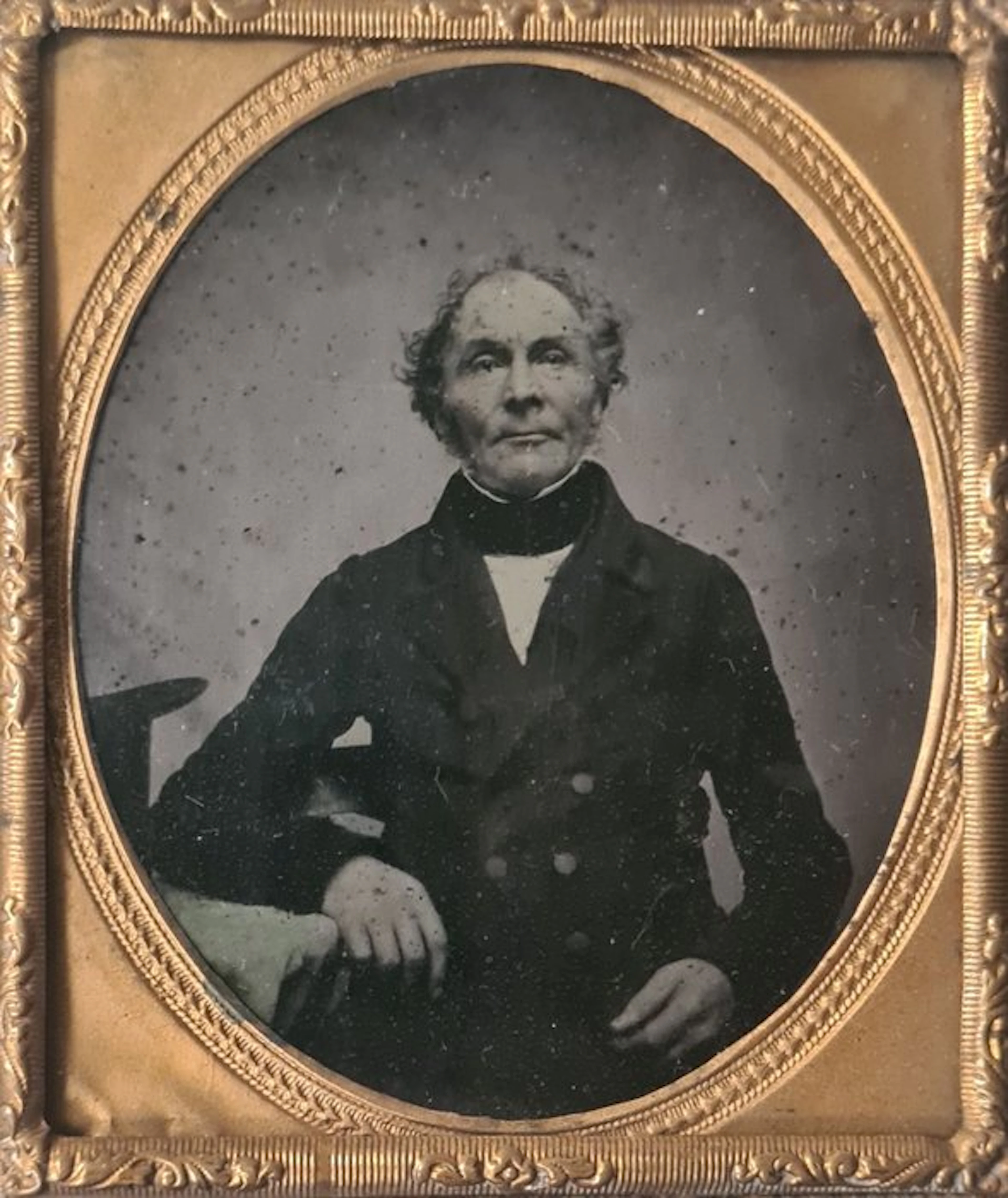 Onbekend - Ambrotype van een welgestelde man