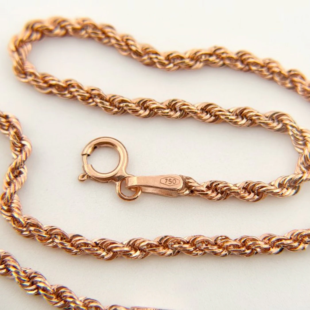 No reserve price - Bracelet - 18 kt. Rose gold - Fune