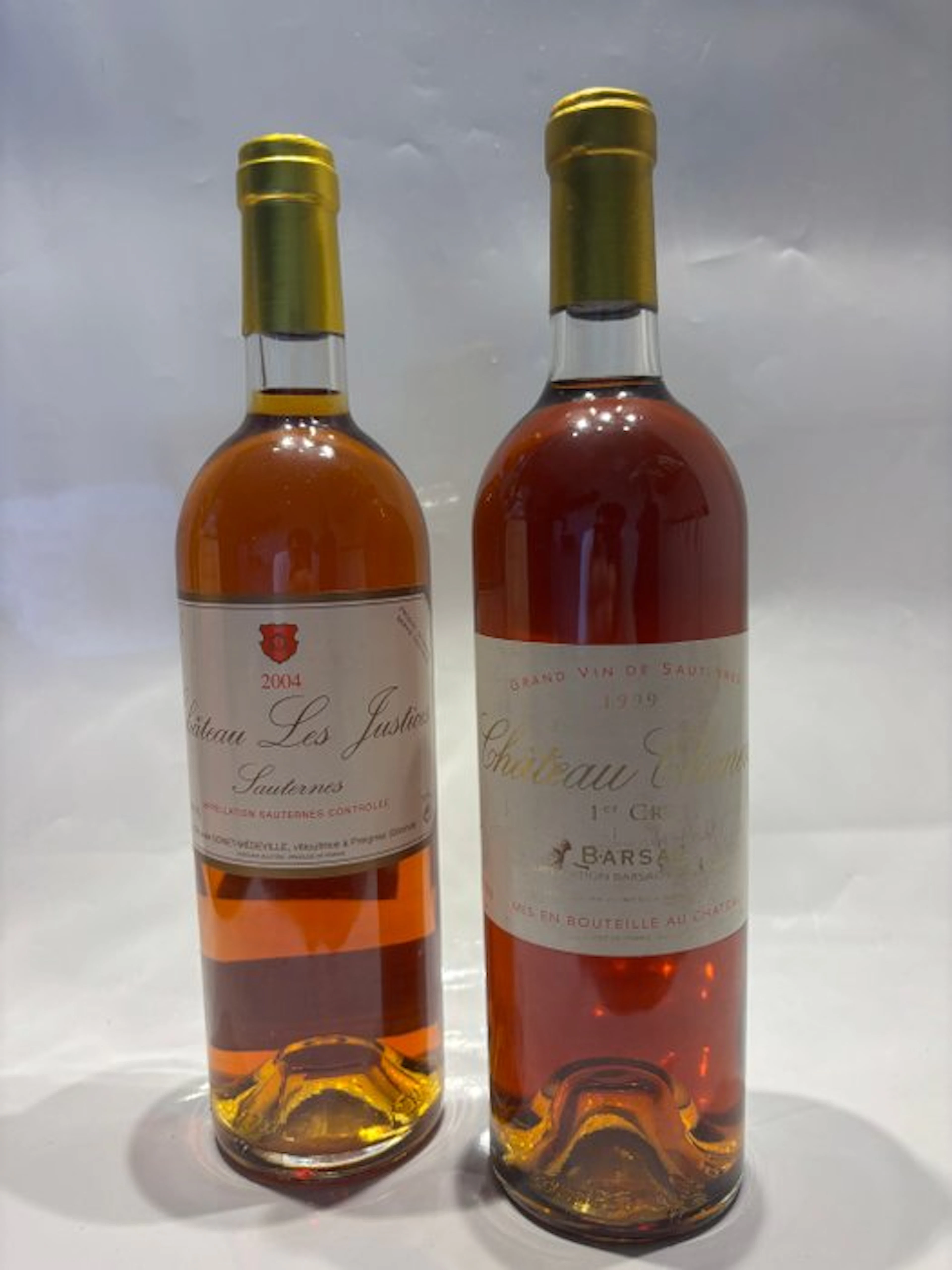 1999 Château Climens & 2004 Château Les Justices - Sauternes