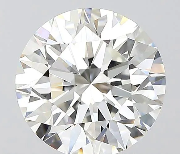 1 pcs Diamond (Natural) - 2.55 ct - Round - F - VVS2...