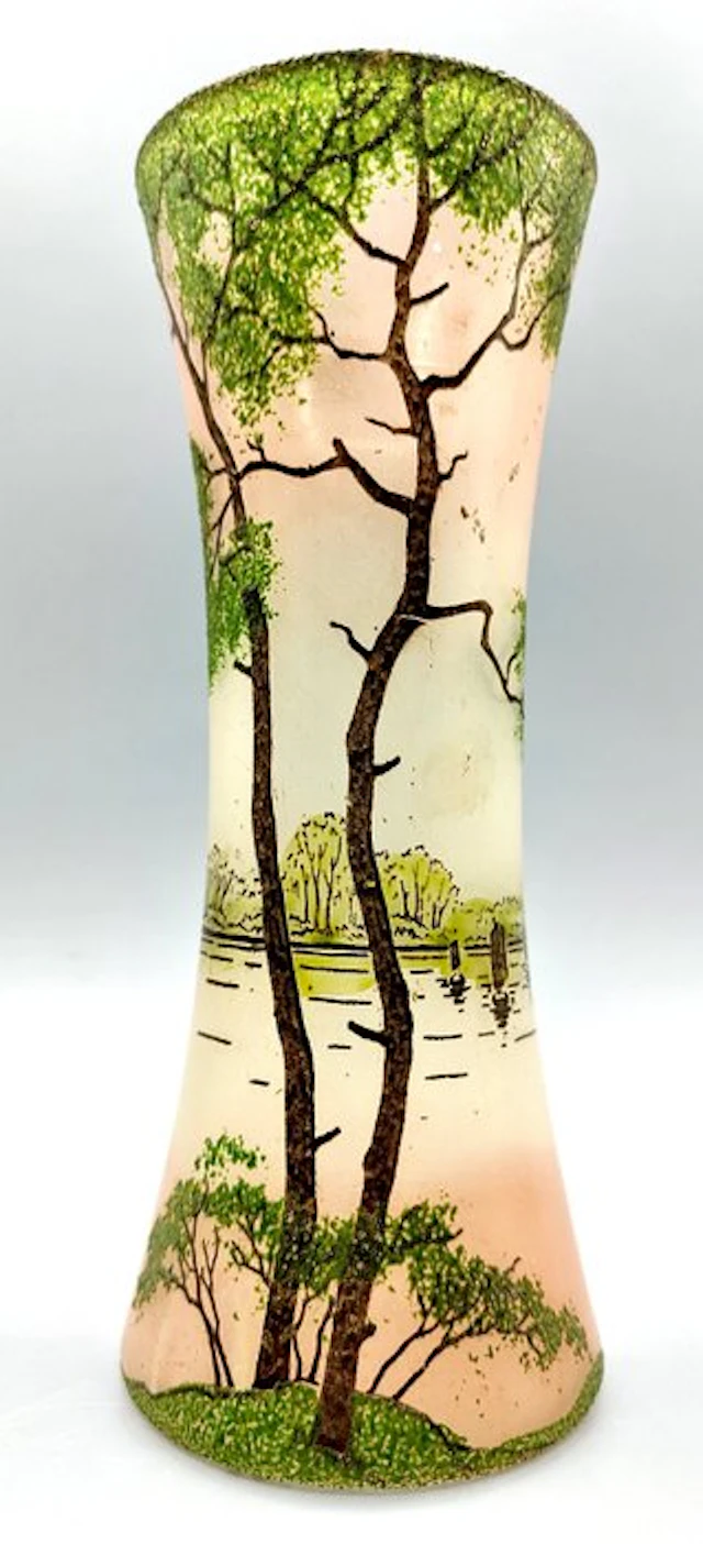 LEGRAS (1839-1916) - Vase - Rare Chambord enamelled vase...